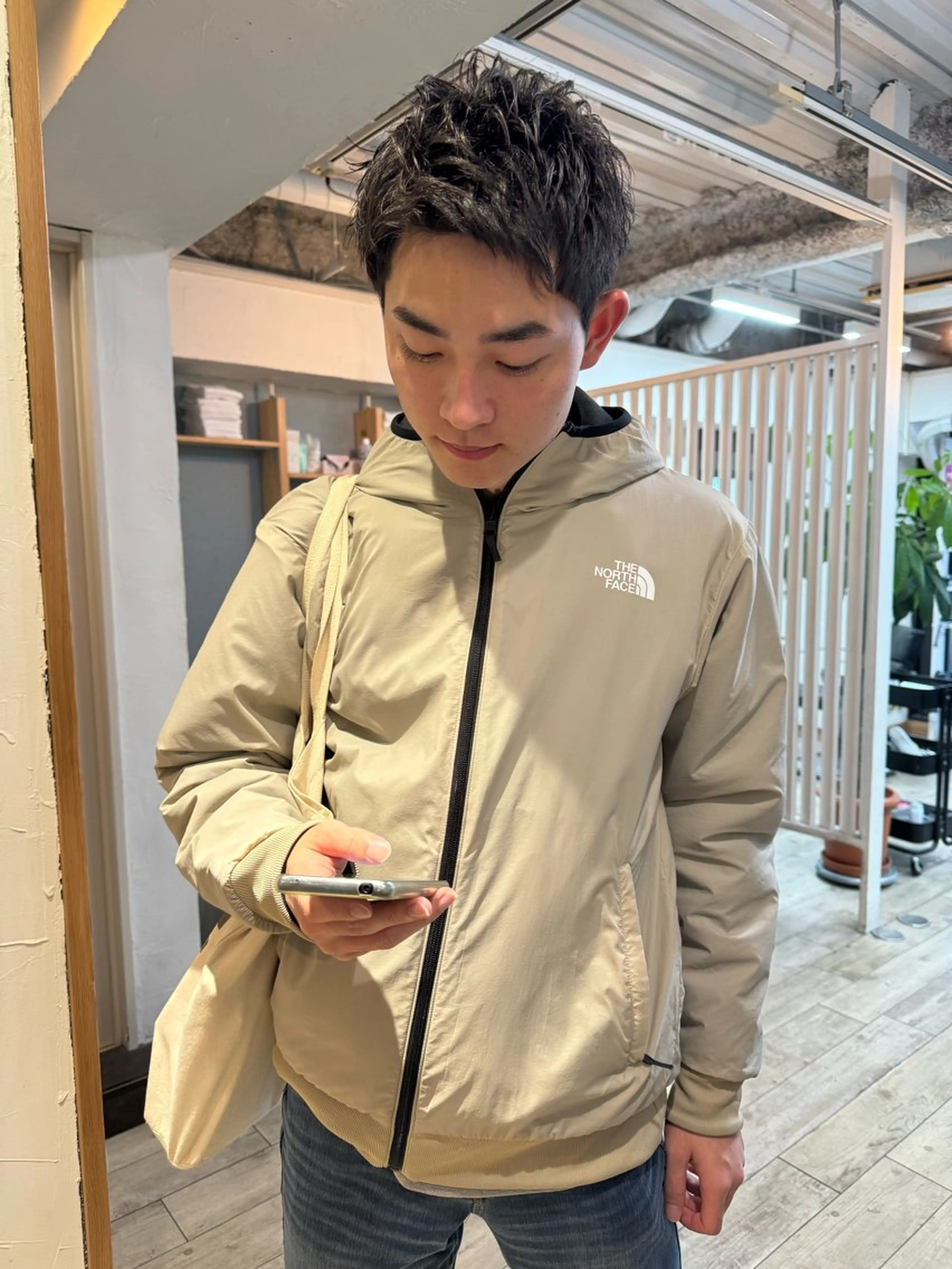 カラー パーマ メンズ アップバング センターパート マッシュ メンズパーマ スパイキーショート カット ヘアセット 【池袋/スパイキー ショート】ⓝⓘⓜⓤのヘアスタイル