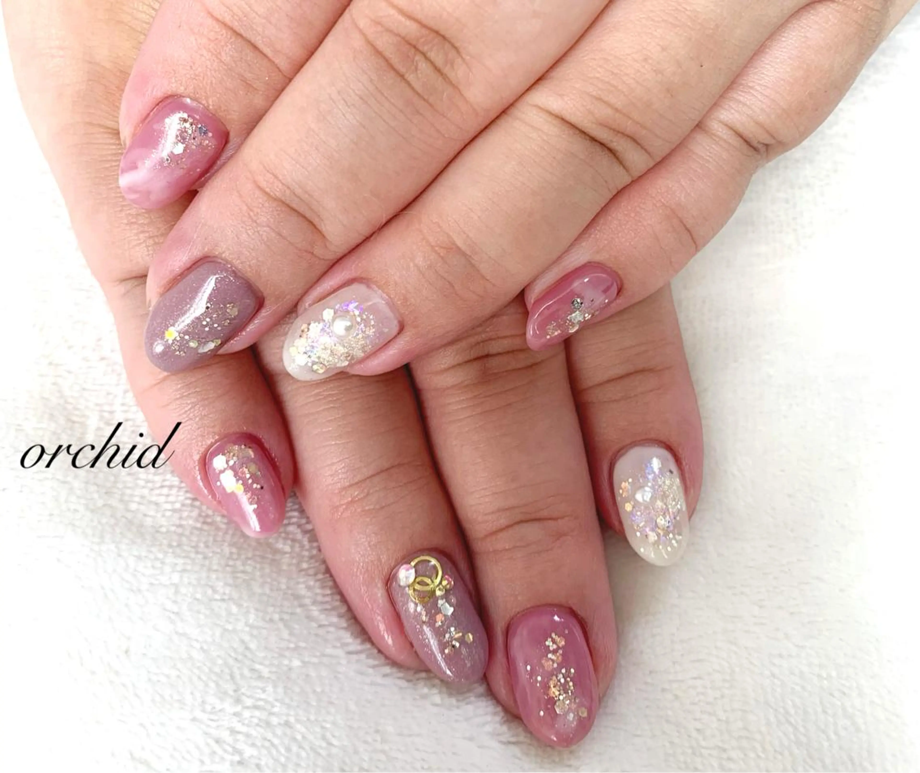 ネイル orchid ♡オーキッドのネイルデザイン
