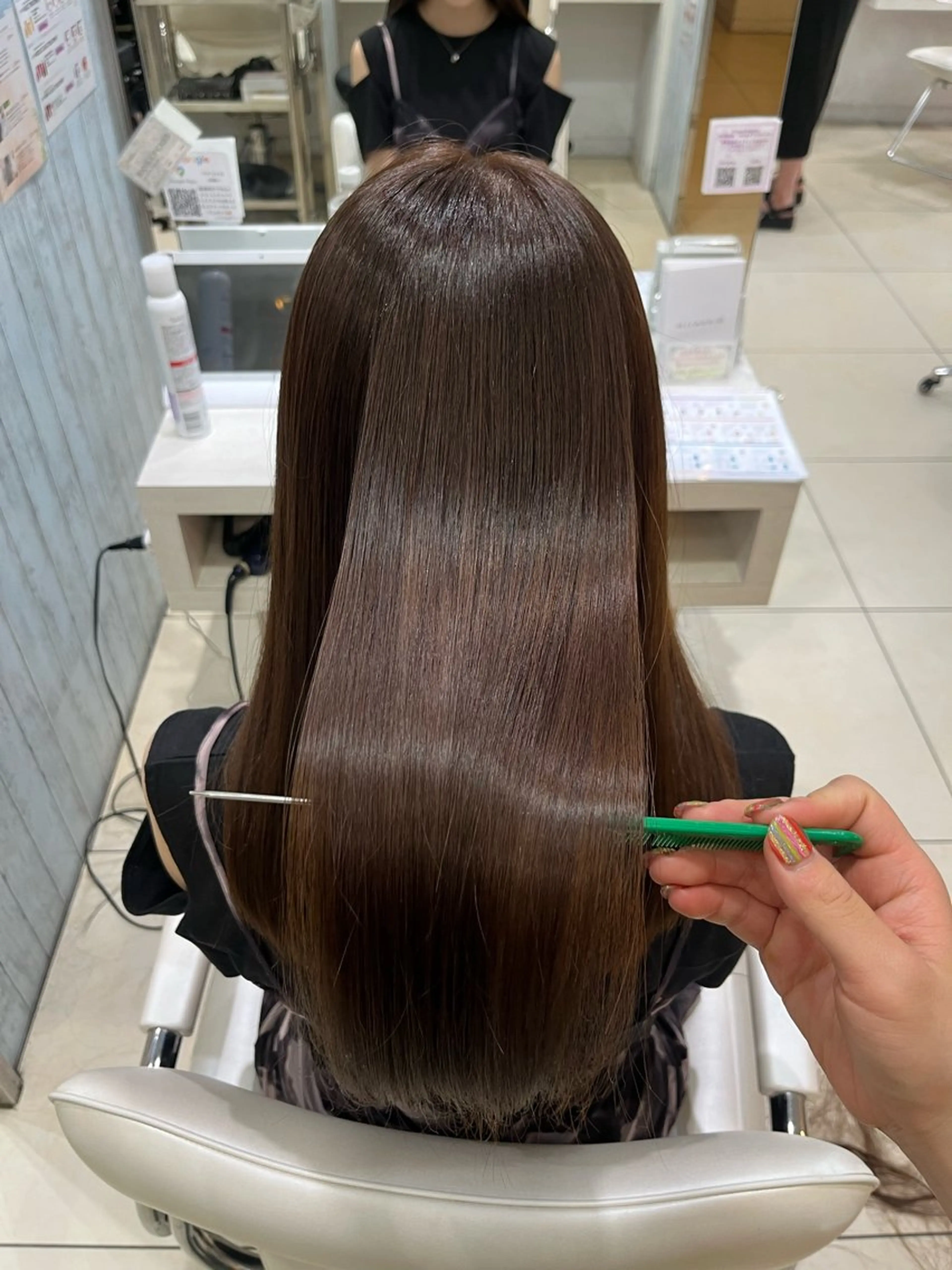 ロング カラー 透明感カラー ヘアカラー 🤎ベージュカラー/ 髪質改善/山岸🤎のヘアスタイル