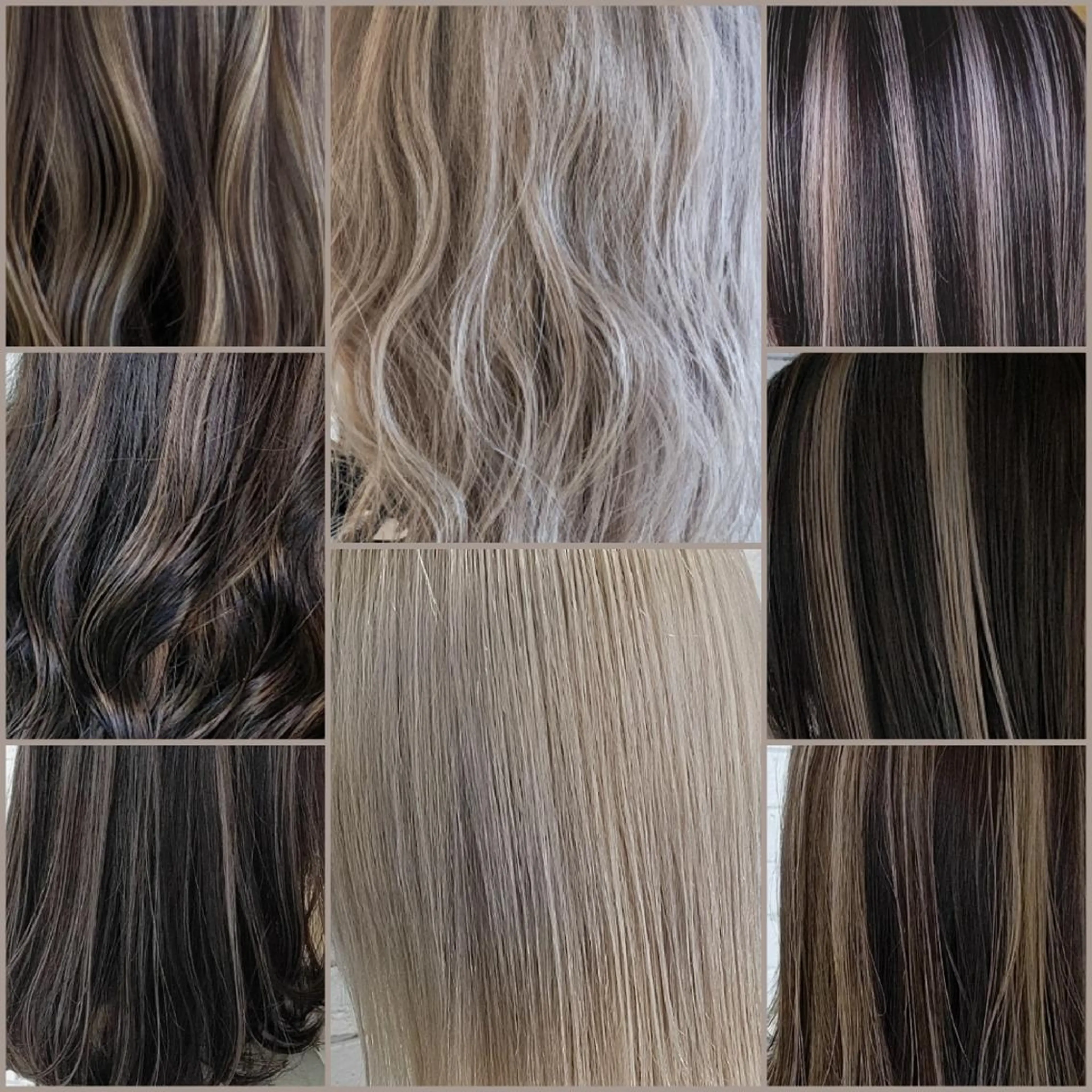 ミディアム カラー ハイライトカラー ハイライト ヘアカラー トリートメント nameless髪質 改善ブリーチ心斎橋のヘアスタイル