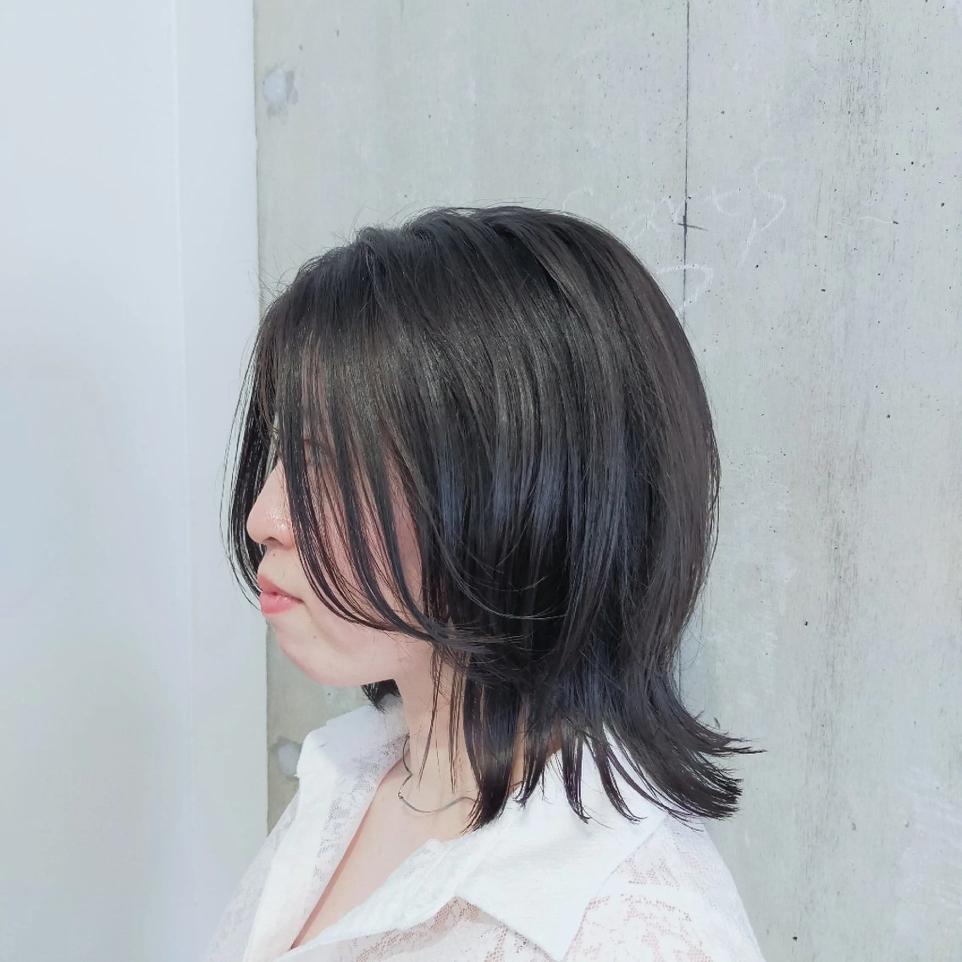 ミディアム くびれヘア 和佐 ももえのヘアスタイル