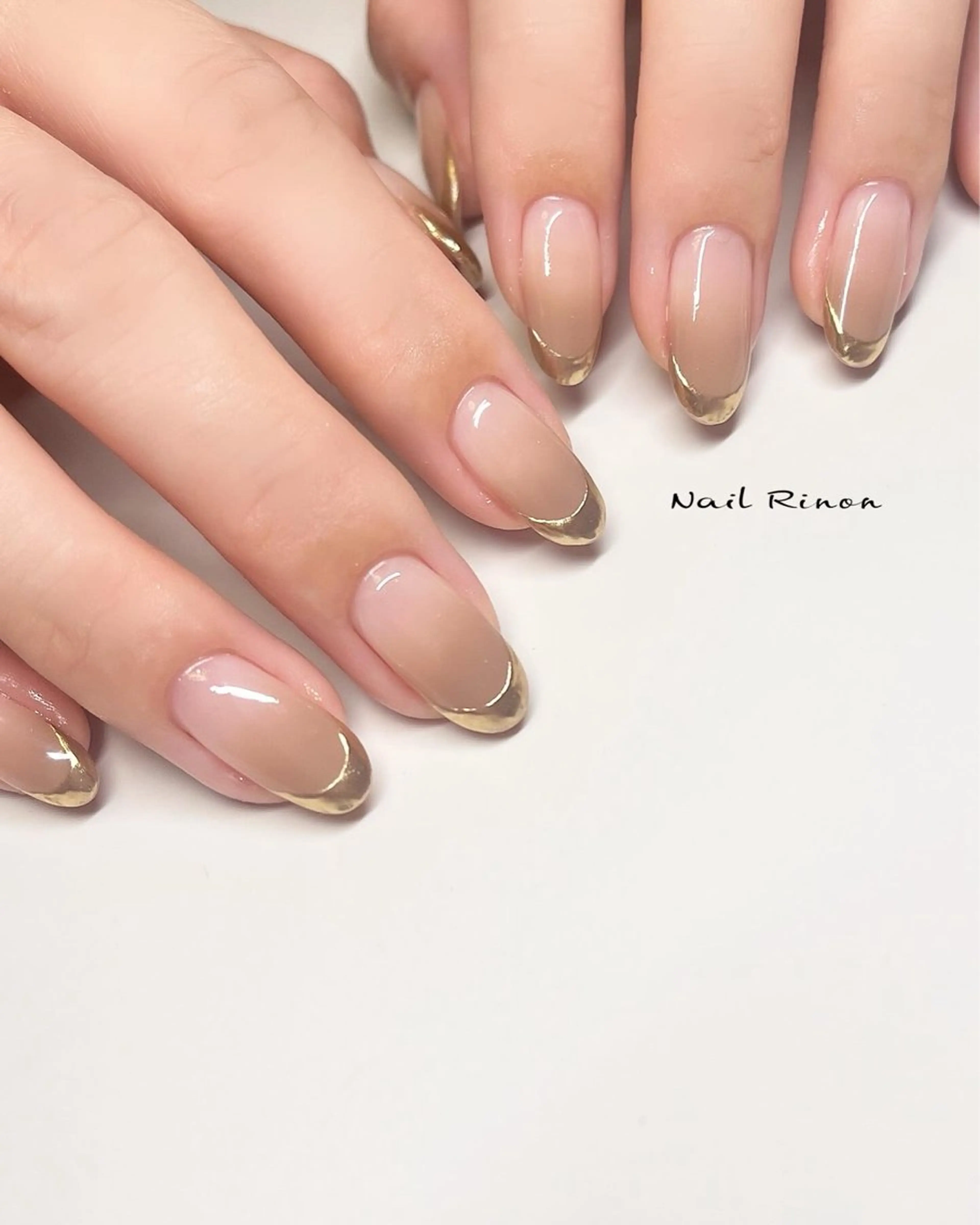 ネイル フレンチネイル ハンドネイル Nail Rinonのネイルデザイン