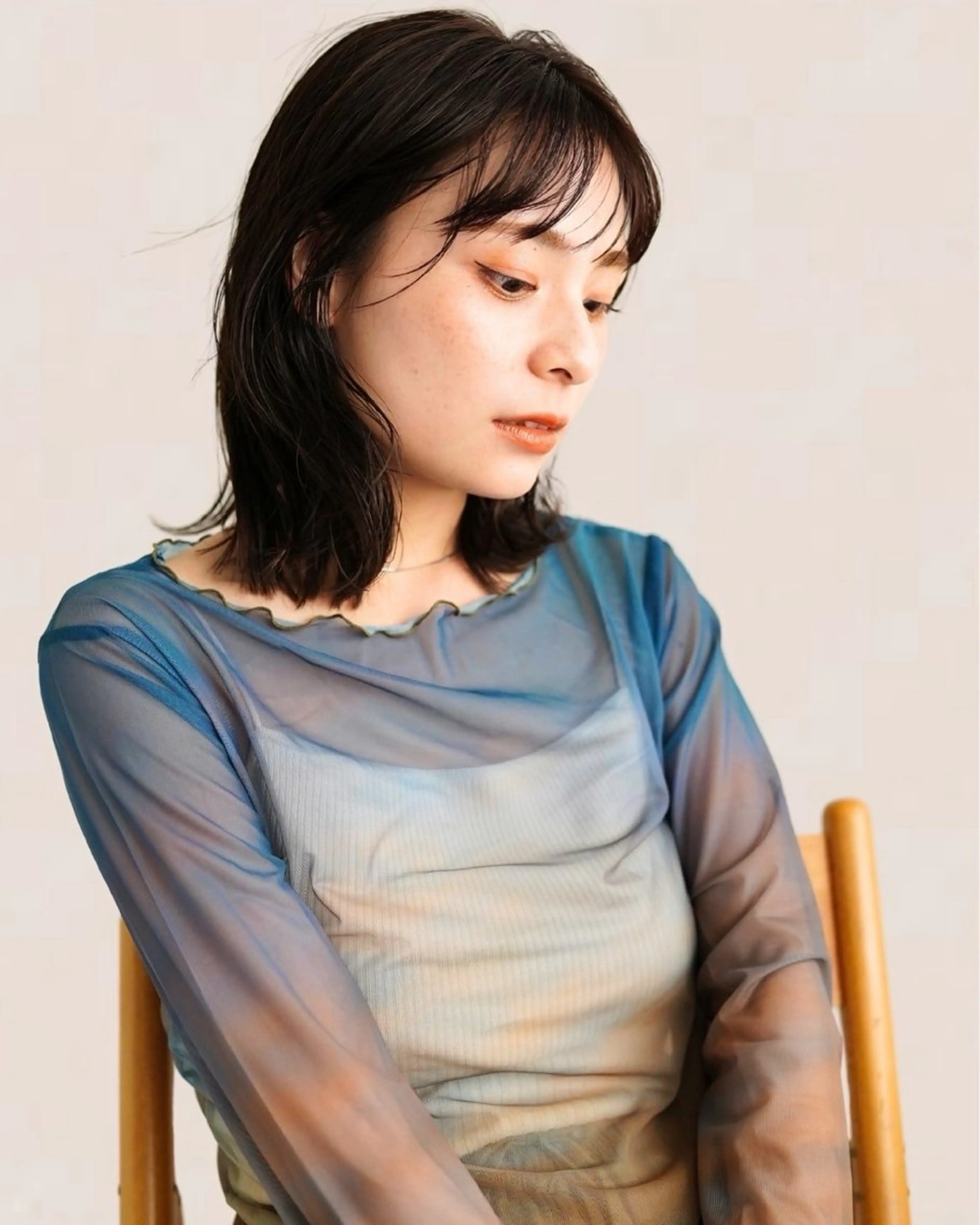 ミディアム 銀座⚜️【脱白髪染め 美髪矯正】トグチのヘアスタイル