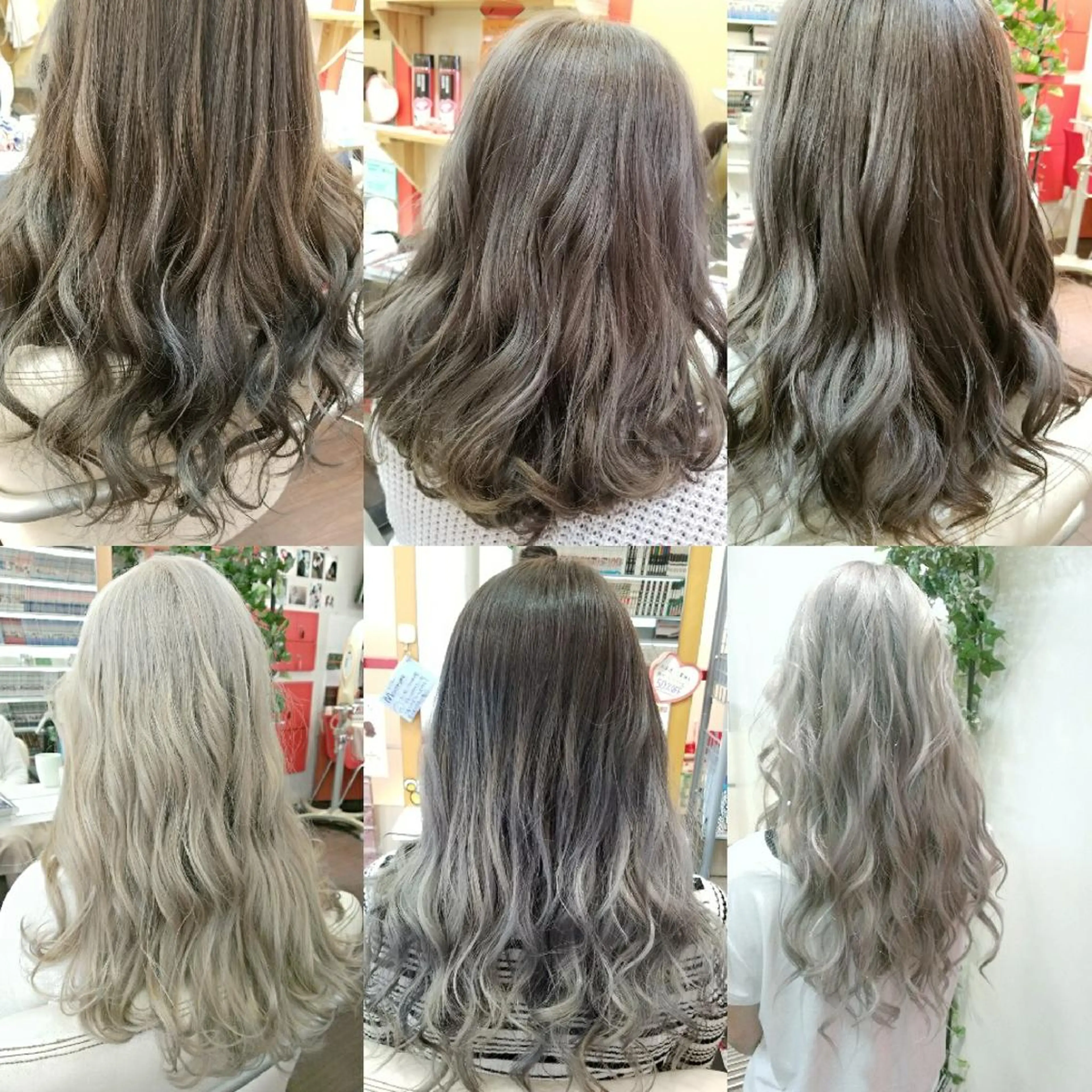 セミロング カラー ヘアカラー 植田 /エクステ /ブリーチ/髪質改善のヘアスタイル