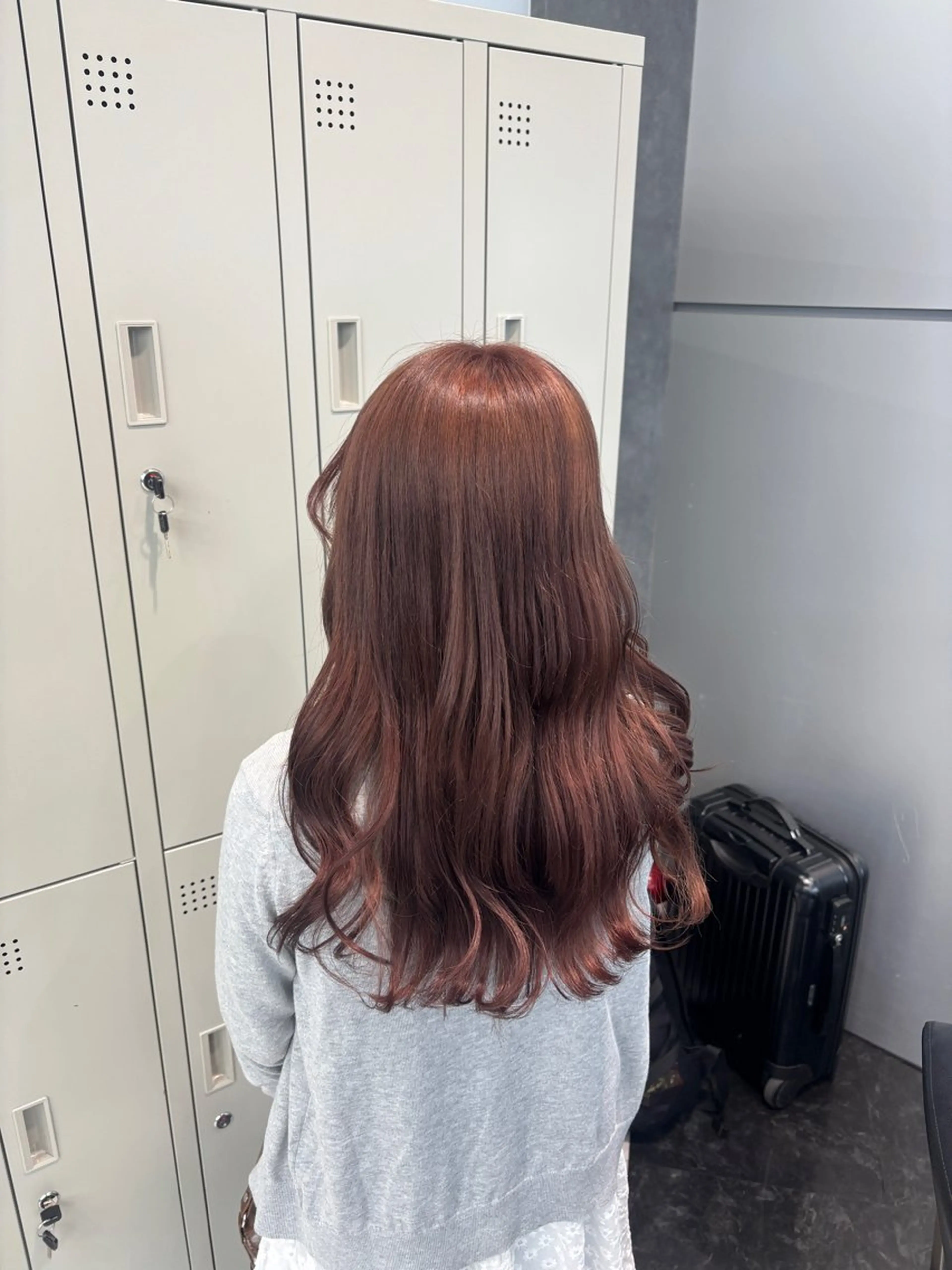 ロング カラー ヘアアレンジ ミルクティー/ピンク カラー/ みう🎀のヘアスタイル