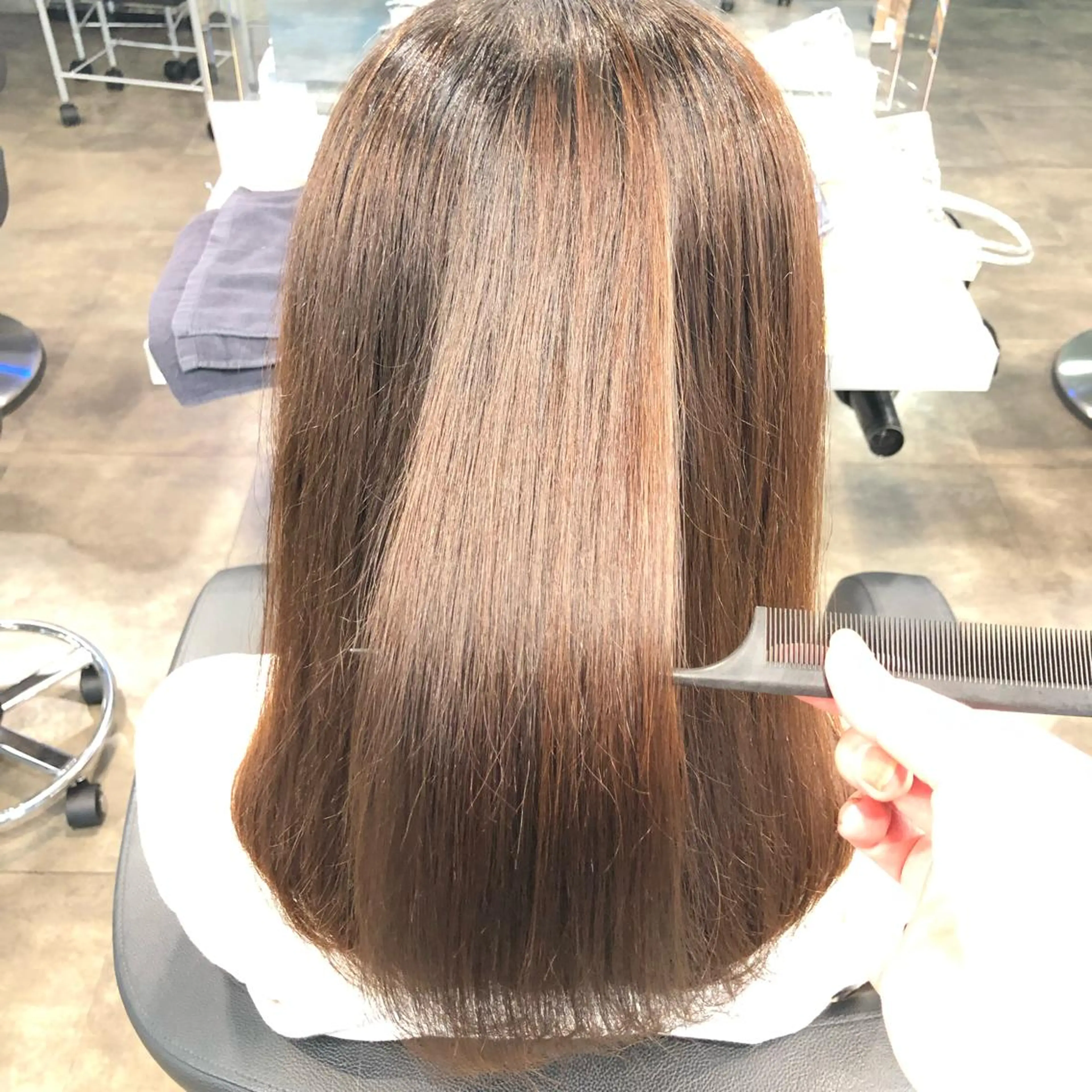 ロング カット ヘアカラー トリートメント 🔷似合わせのプロ KUMA🔷のヘアスタイル