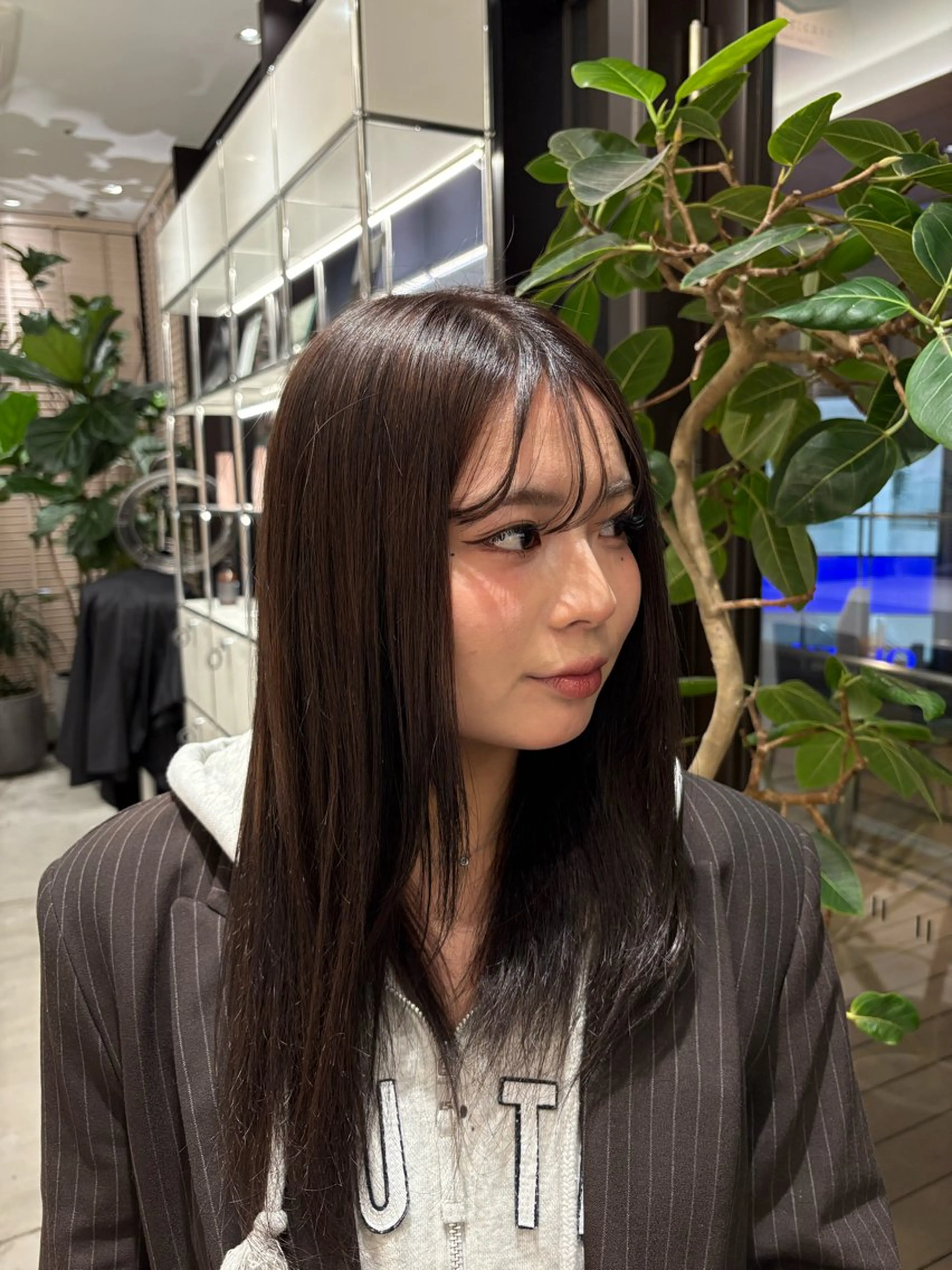 セミロング ヘアカラー stair:case ✨加藤由都✨のヘアスタイル