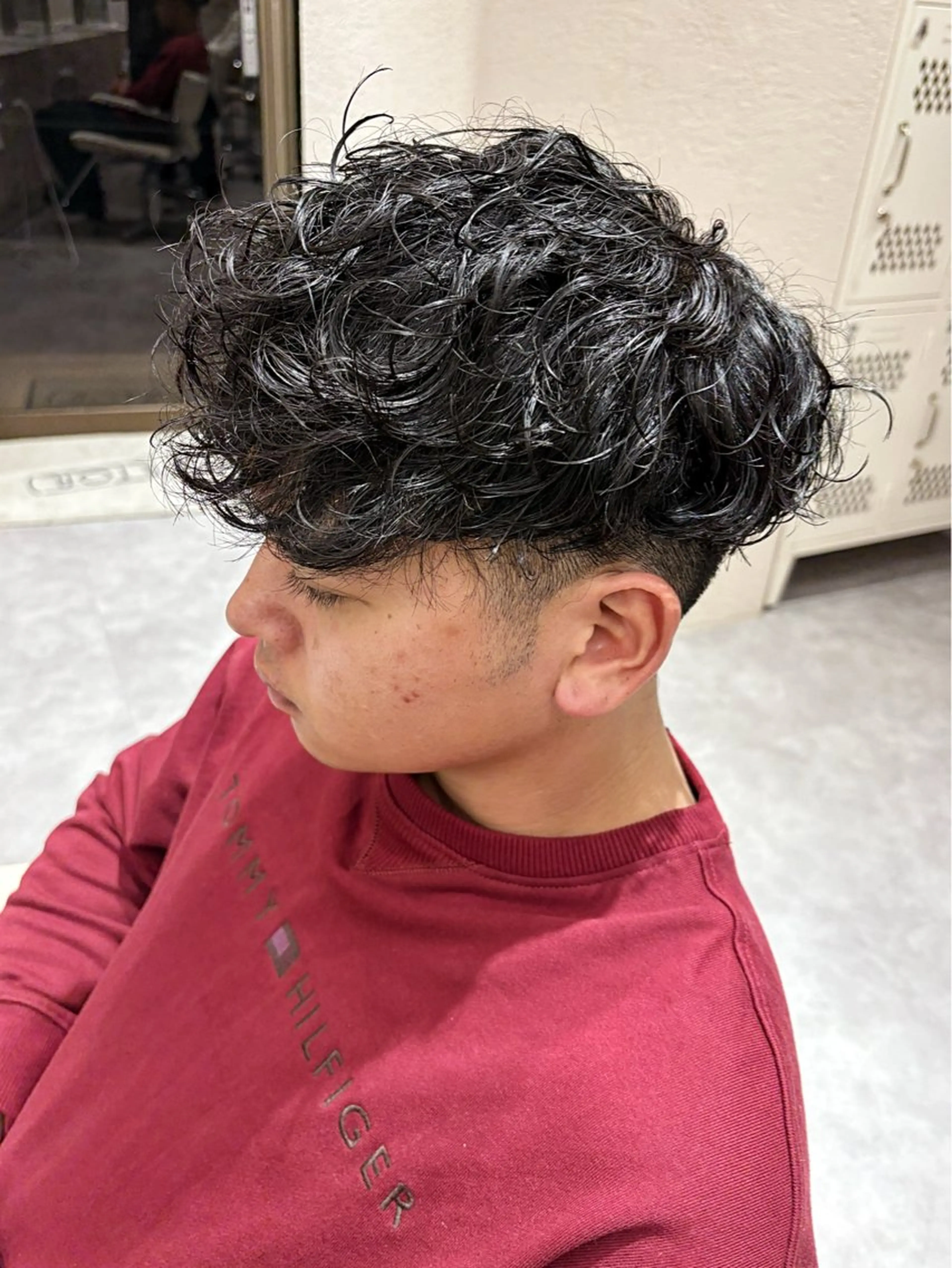 パーマ メンズ カット パーマ メンズパーマ特化🔥 ツイスパ/シャドウのヘアスタイル