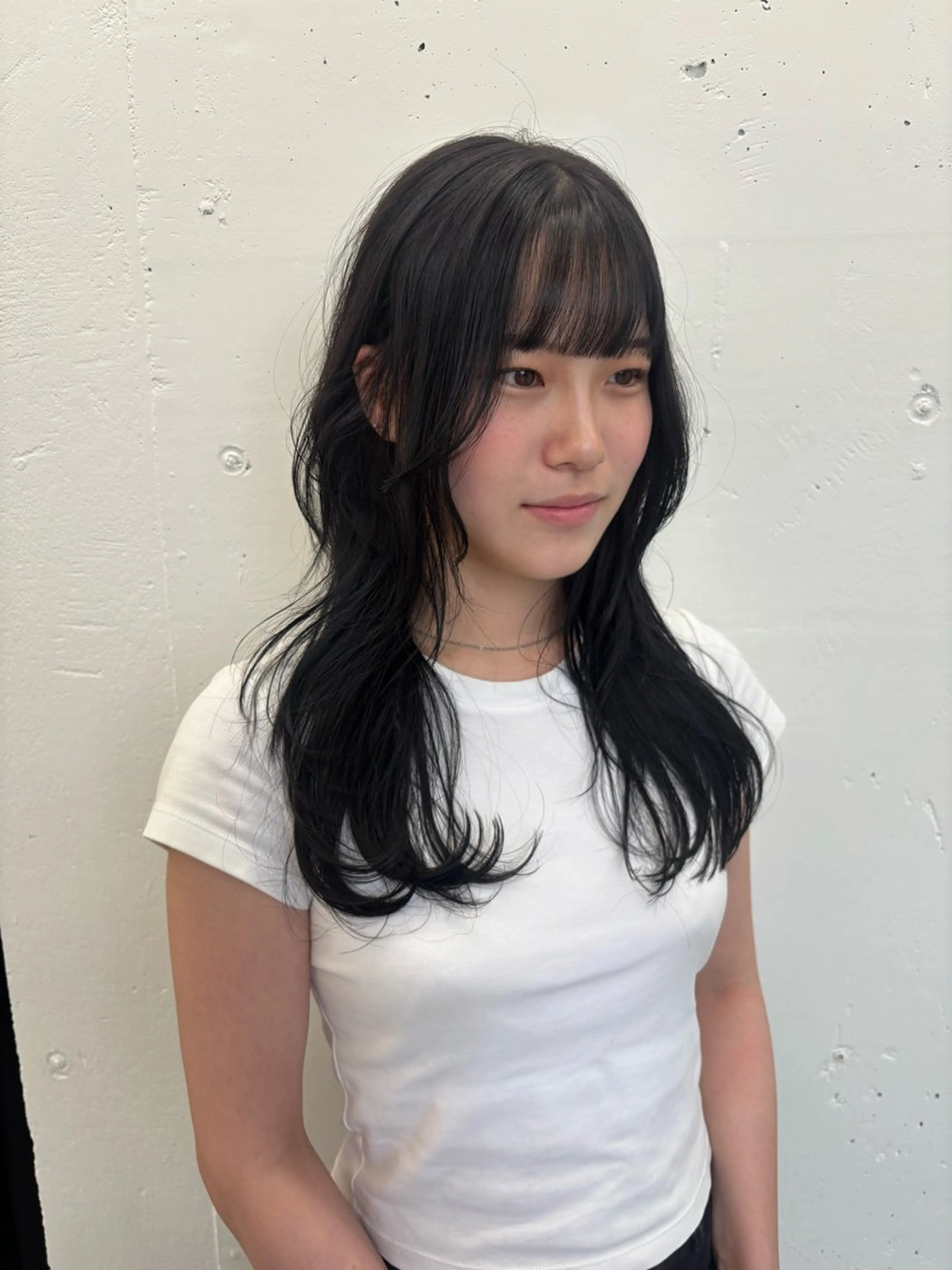 ロング カラー ヘアカラー トリートメント 夕羽夢🍓矢場/ 透明感カラーのヘアスタイル