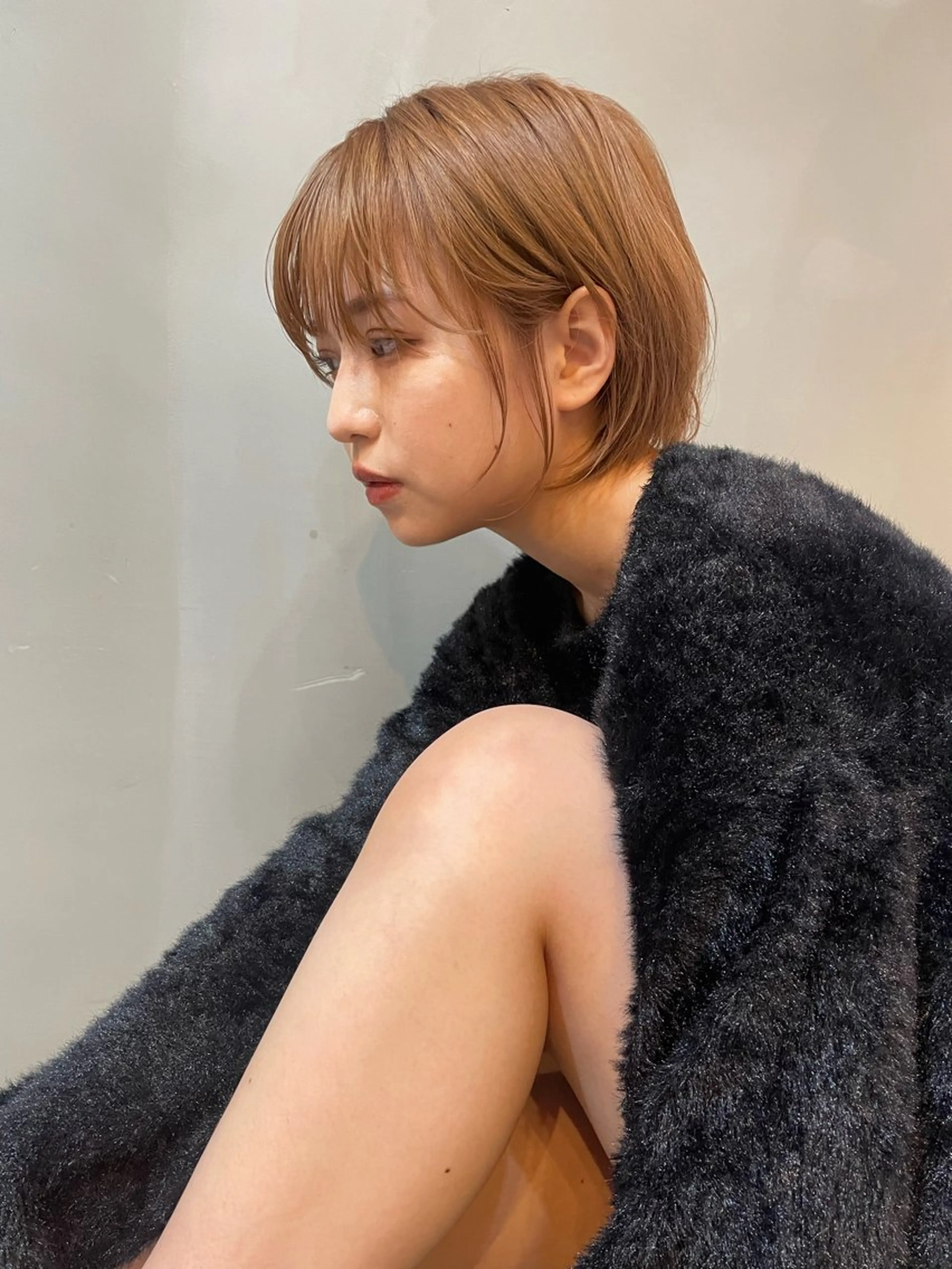 ショート カラー カット ヘアカラー トリートメント ショート/ボブ/ 心斎橋/宮脇美奈のヘアスタイル