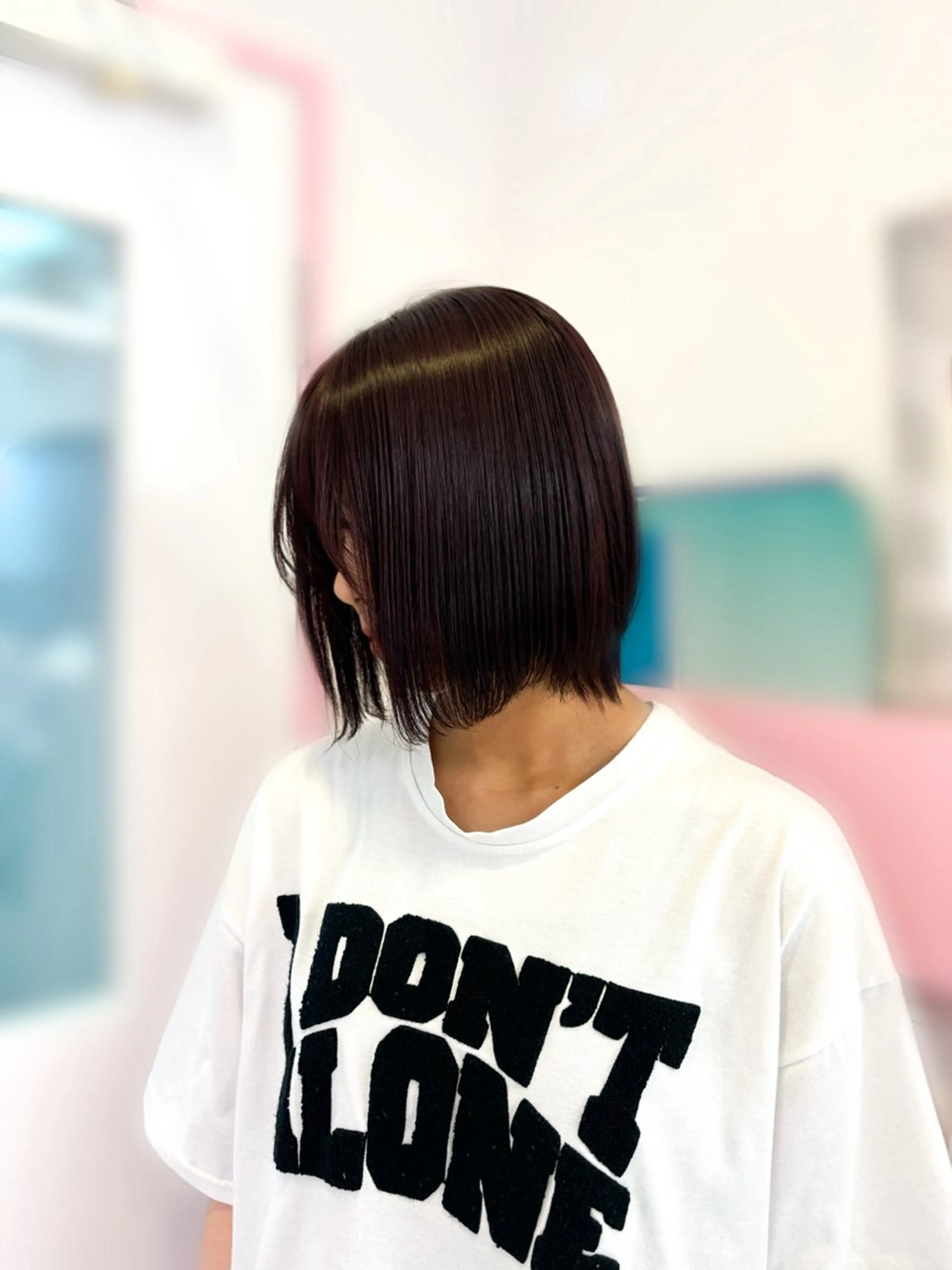 ミディアム カラー 艶髪ハイトーン/ ブロンド/Nagiのヘアスタイル