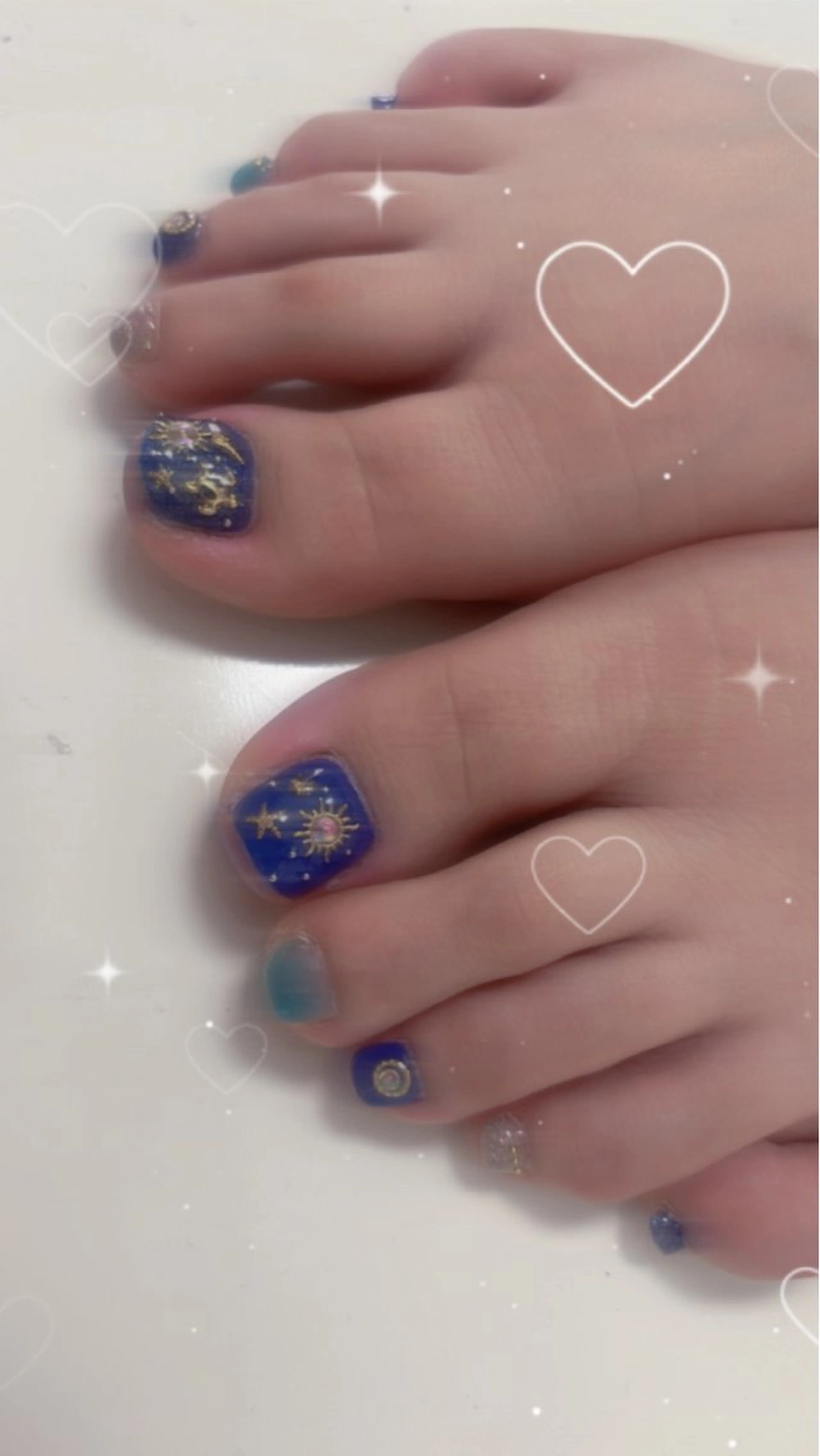 ネイル フットネイル フットネイル NailSalona.k.a所属・k CHIORIのネイルデザイン