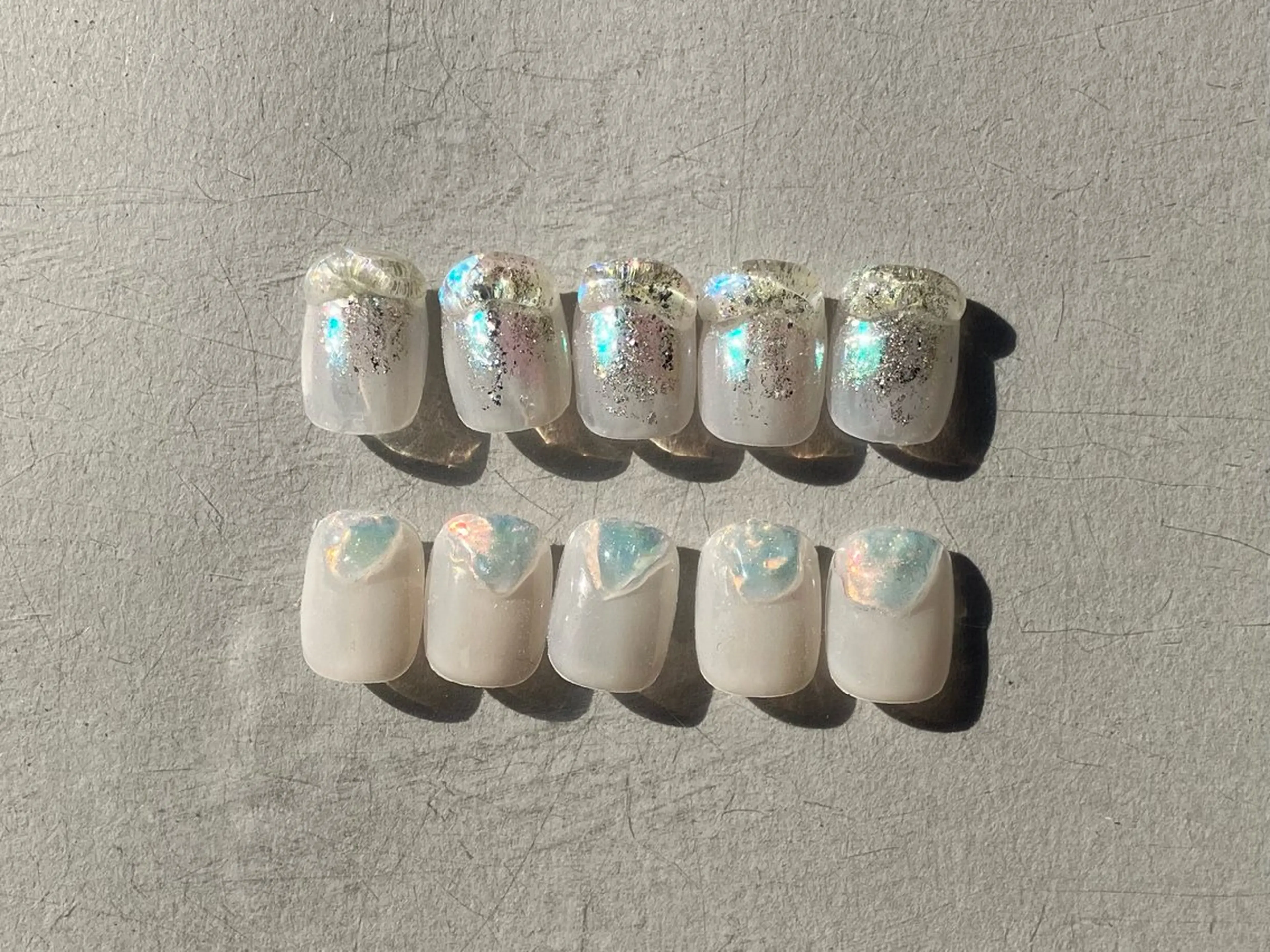 ショート ハンドネイル フットネイル @Unica_ honmachiのネイルデザイン