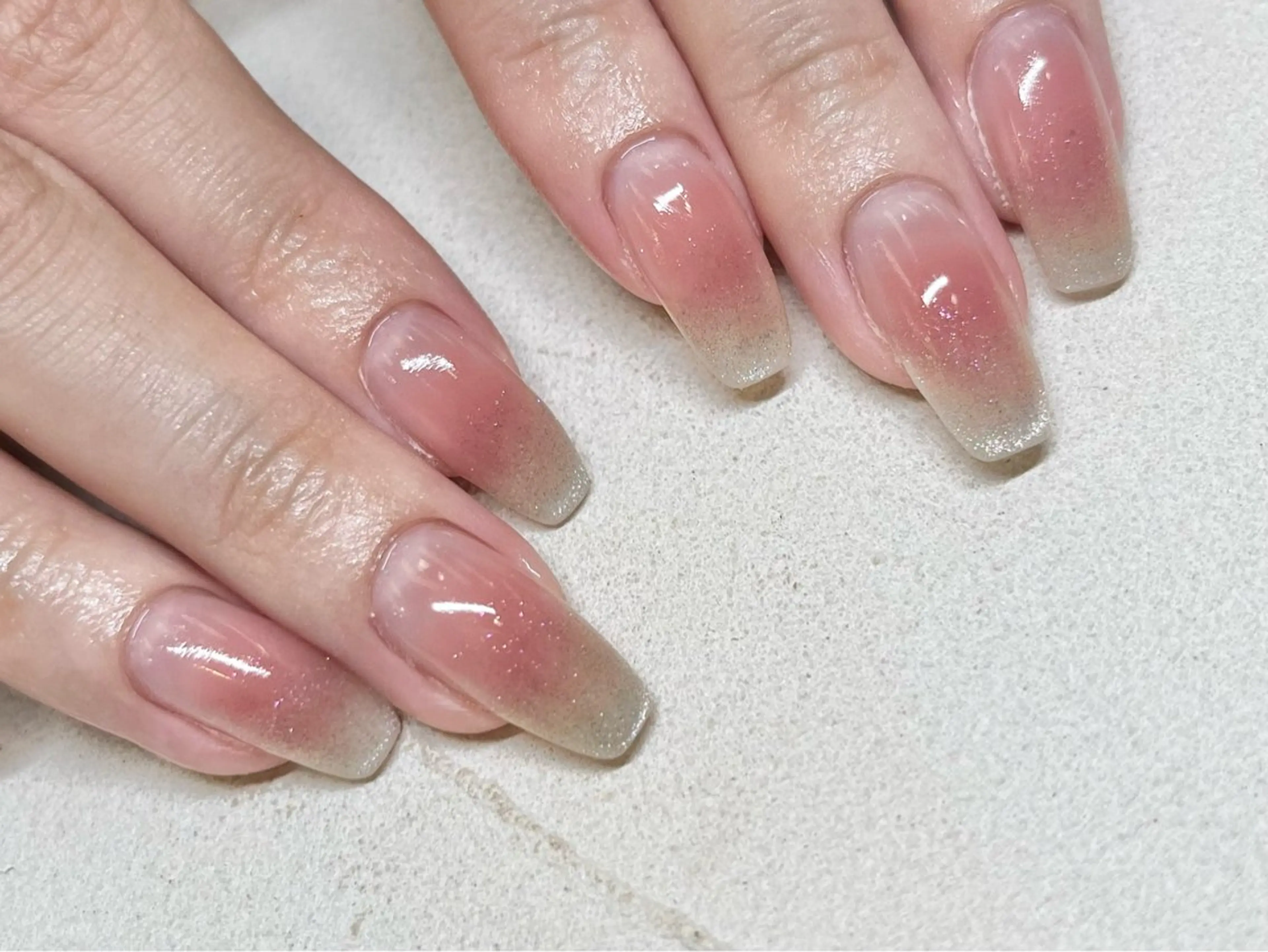 ネイル チークネイル 韓国ネイル ハンドネイル ハンドケア scr nailのネイルデザイン