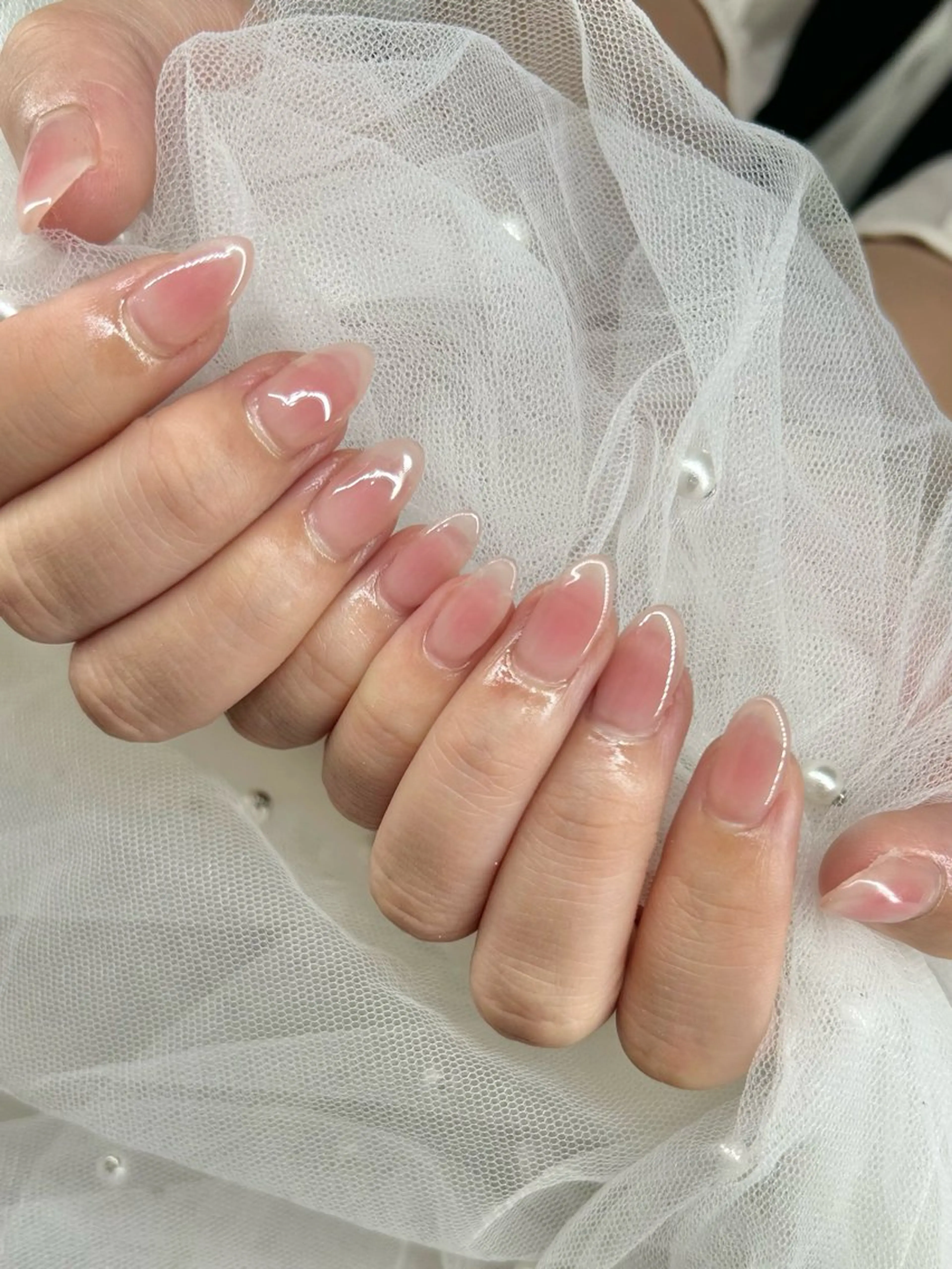 ネイル チークネイル 長さ出し専門HALE NAIL さとうのネイルデザイン