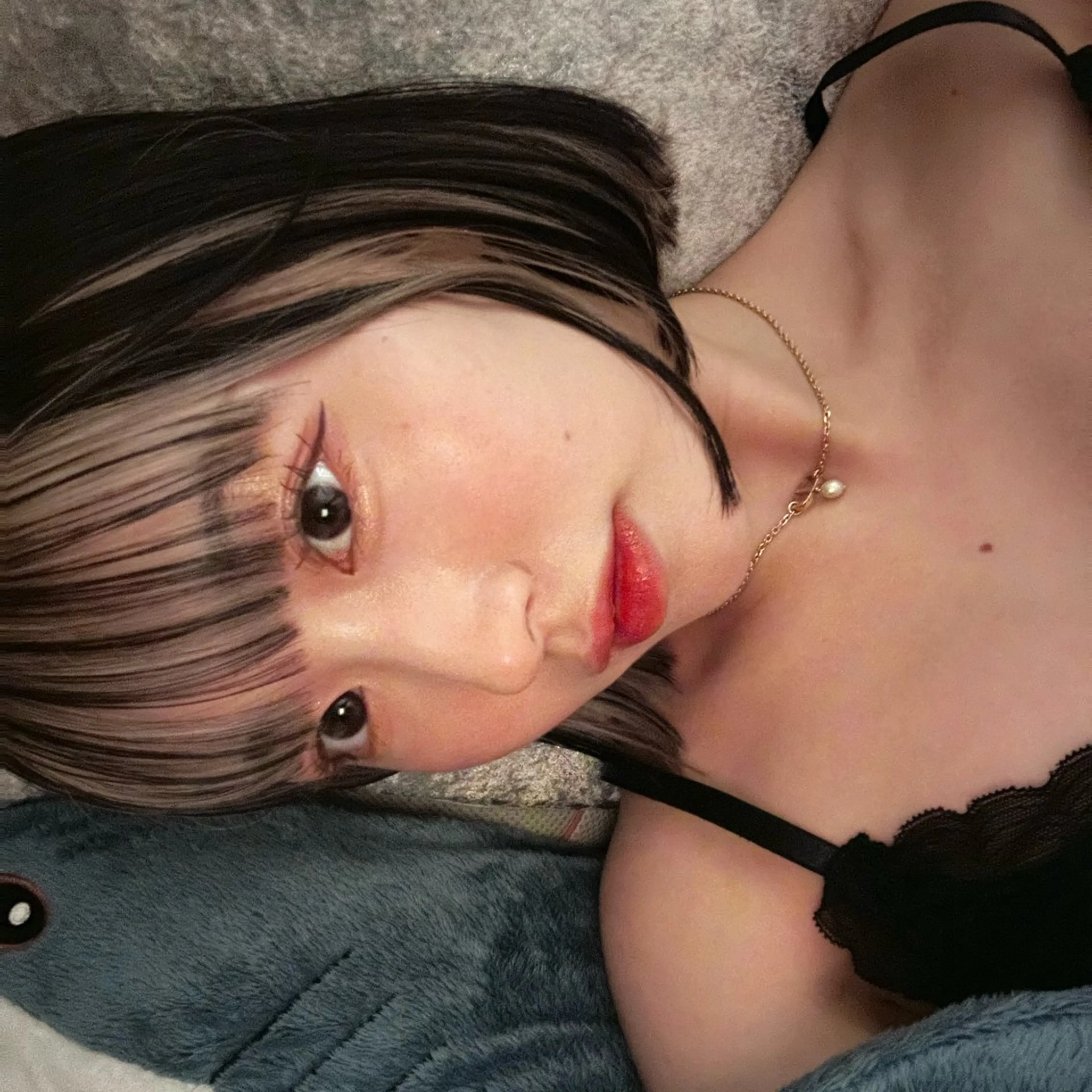 ミディアム カラー 韓国ヘア/艶カラー /田中悠佑のヘアスタイル