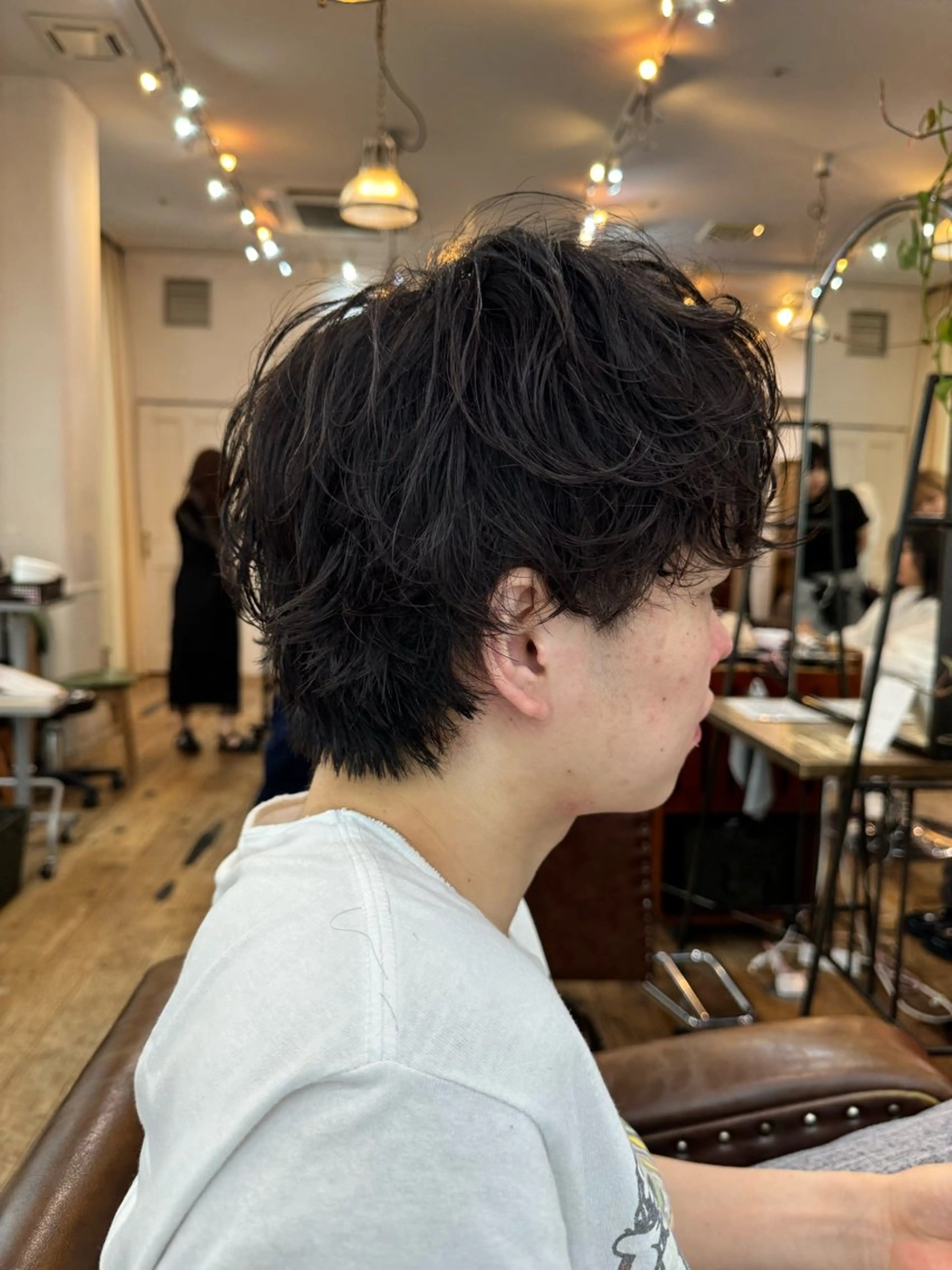 パーマ メンズ 🐋湊 ゆうき /ショートカット🫧のヘアスタイル