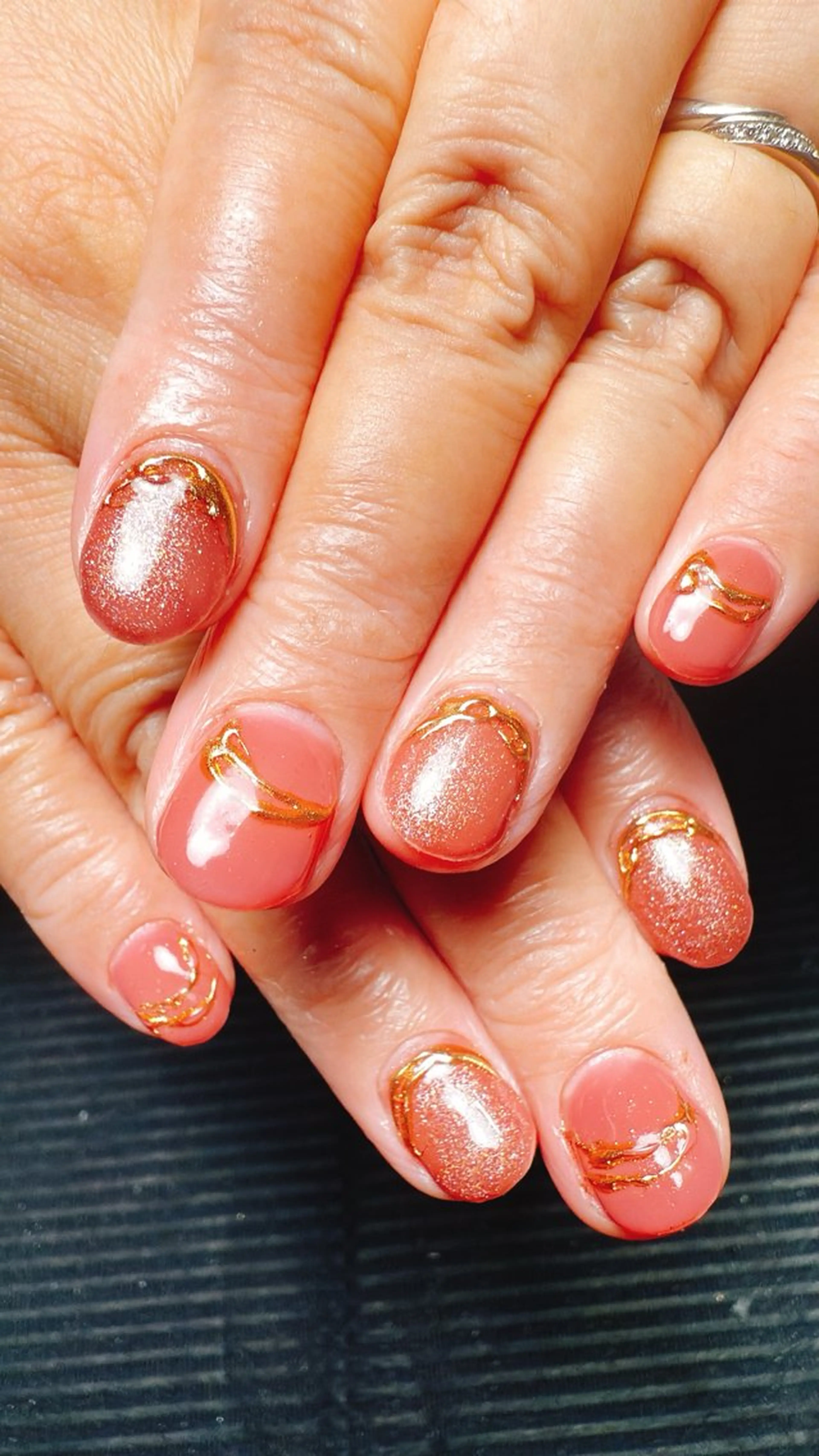 ネイル ジェルネイル ミラーネイル パラジェル bijou所属・Ｓ Reyのネイルデザイン