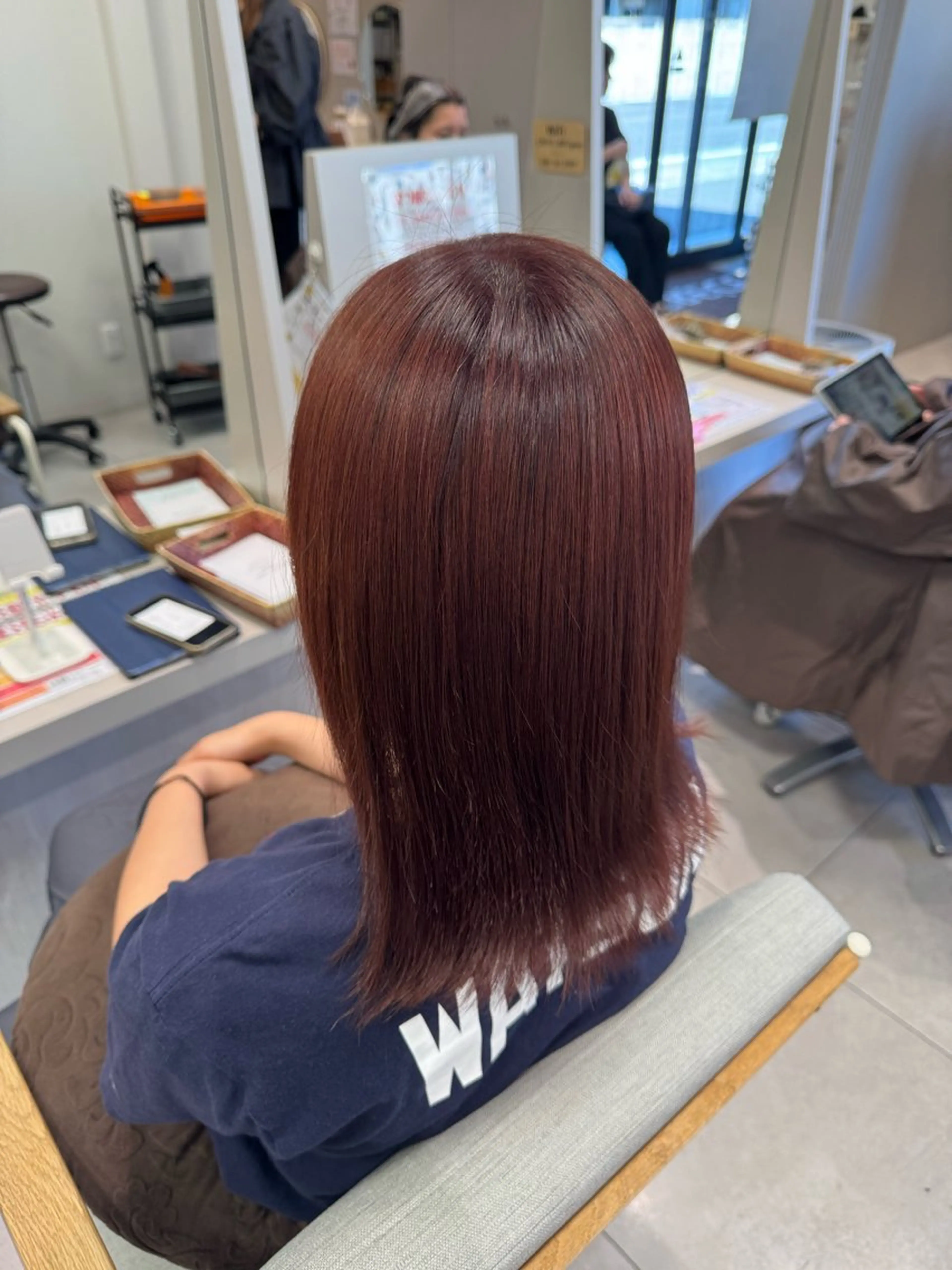 ミディアム カラー ヘアカラー crece💫 kurumiのヘアスタイル