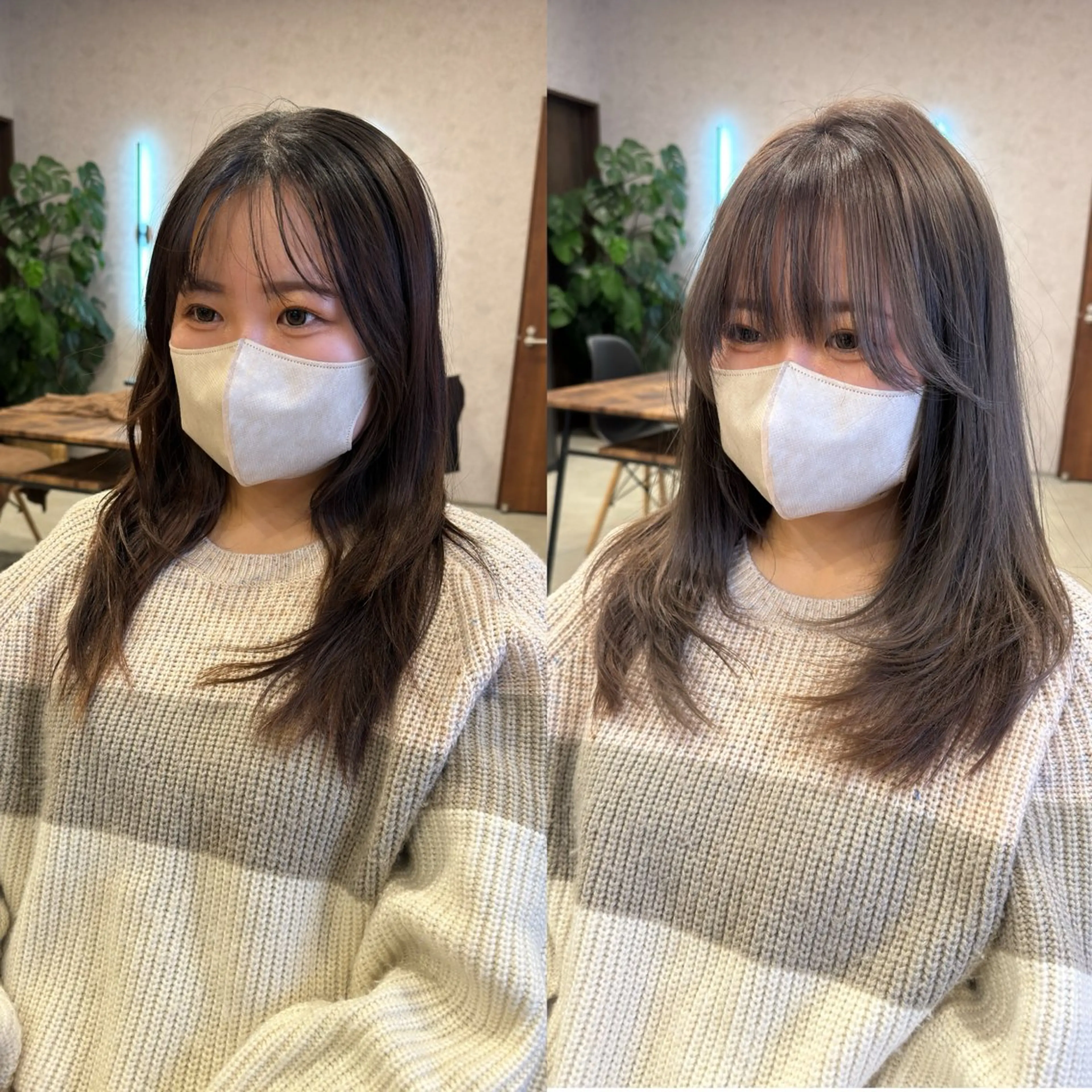 セミロング 1st.hair.salon伊勢崎店所属・伊勢崎/似合せカット 🇰🇷KEIGO‪のヘアスタイル