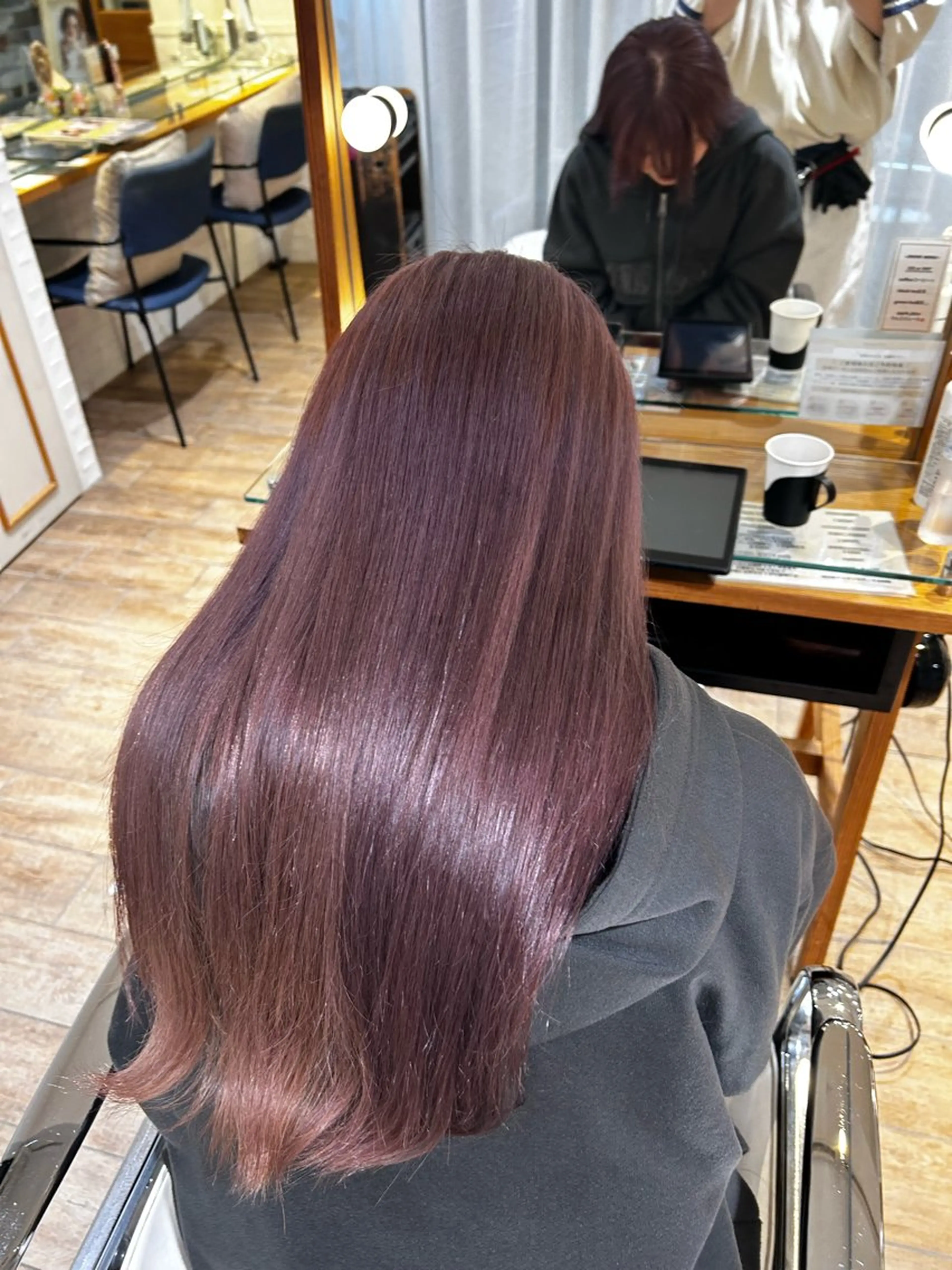 ロング カラー ヘアカラー トリートメント ハイトーン/カラー /縮毛矯正/松田健佑のヘアスタイル