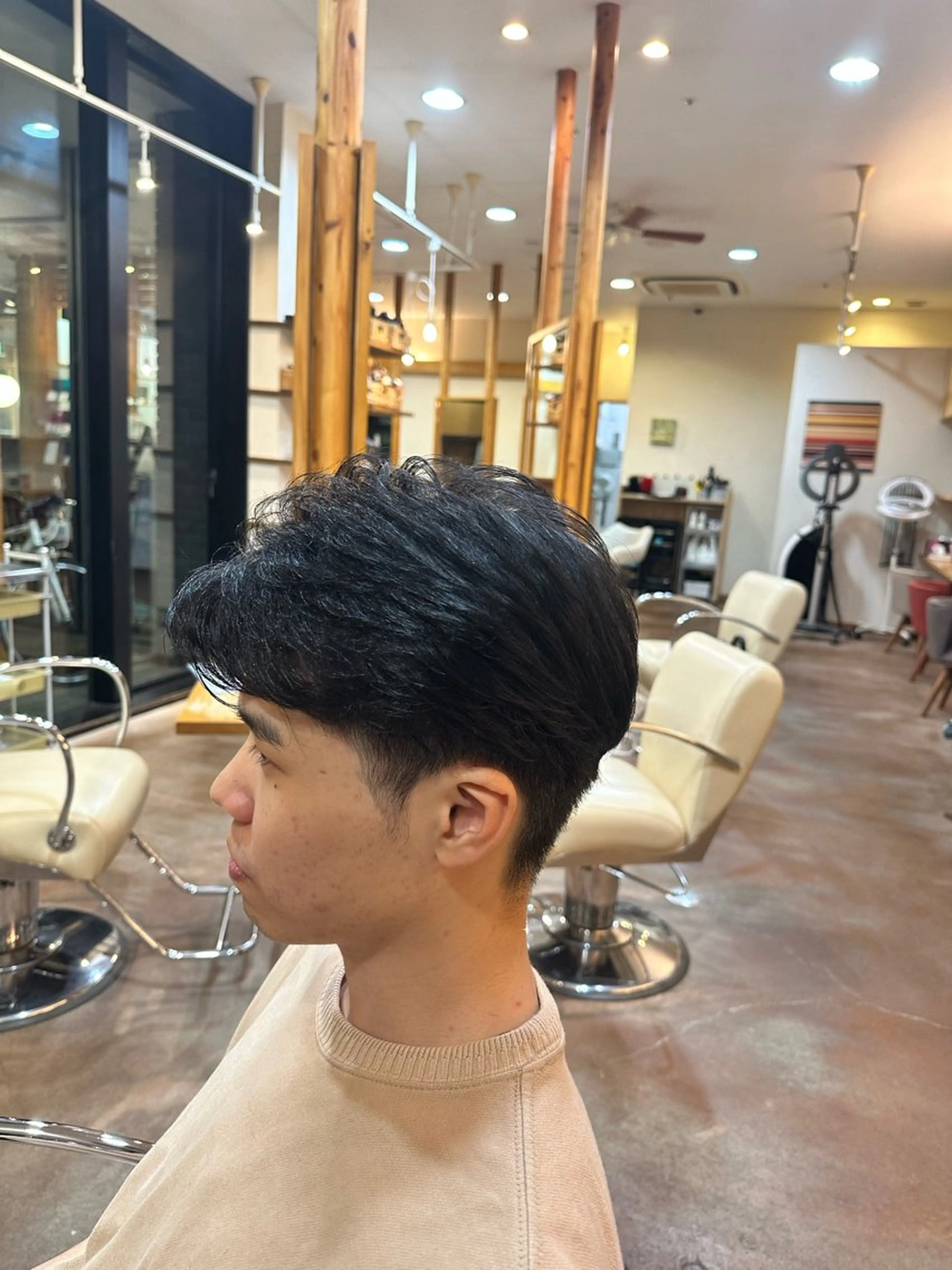 ショート パーマ メンズ Lit.自由が丘（SENJYU自由が丘）所属・【髪質改善/美髪】 ⭐️川嶋 陸央⭐️のヘアスタイル