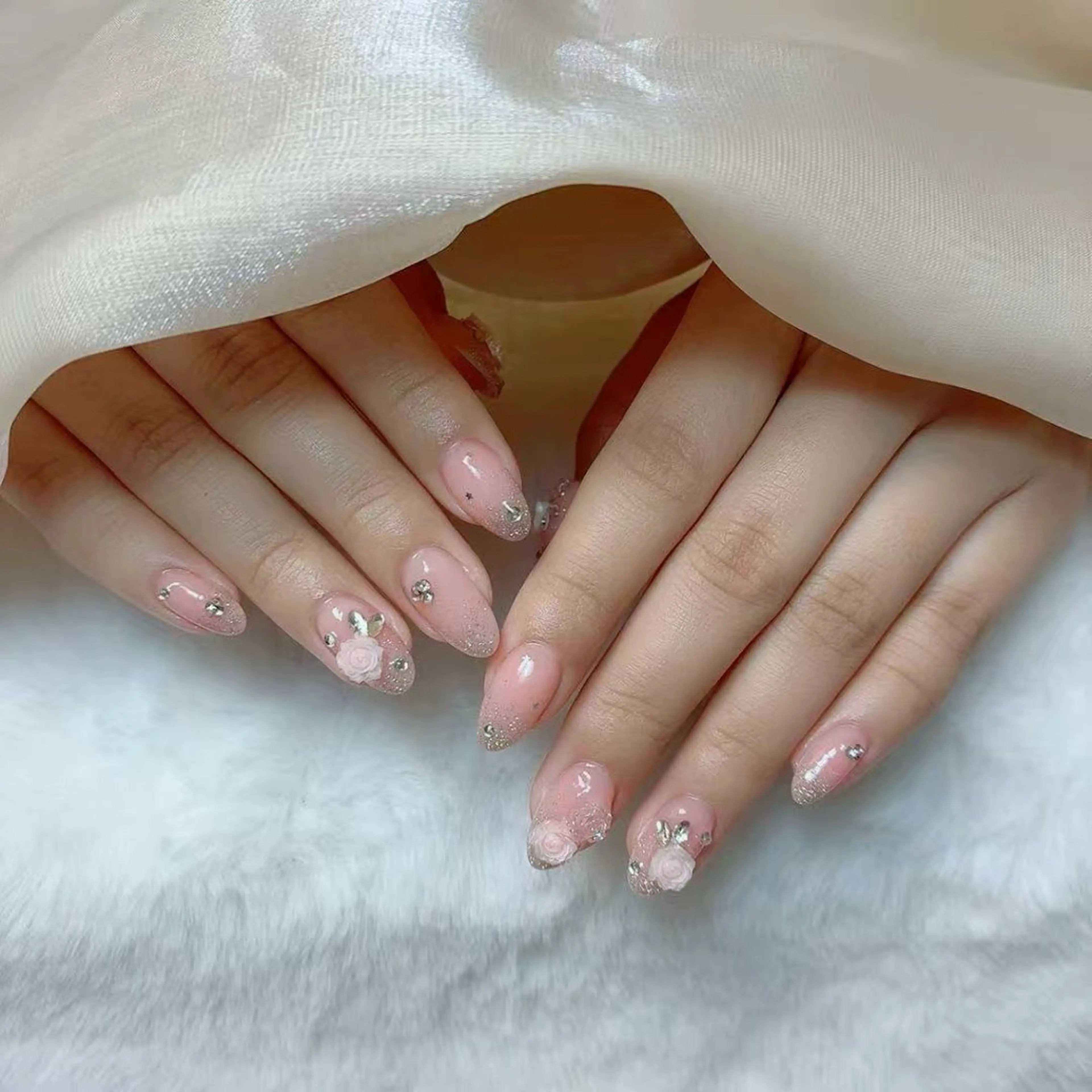 ネイル アニマル柄 アートネイル チークネイル フラッシュネイル フットネイル ハンドネイル 長さだし/持込/ ins風ネイル/Umのネイルデザイン