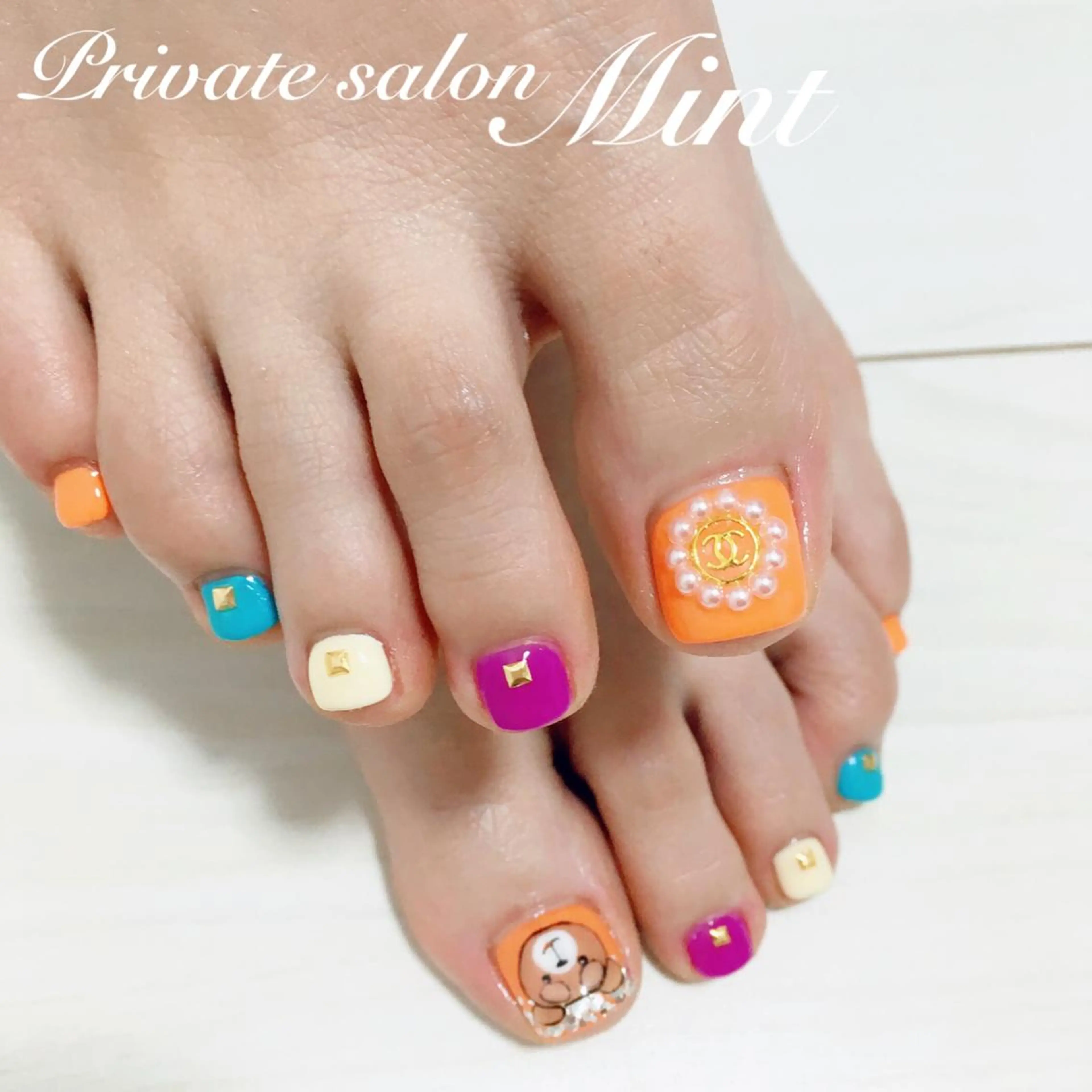 ネイル フットネイル Mint. nailのネイルデザイン