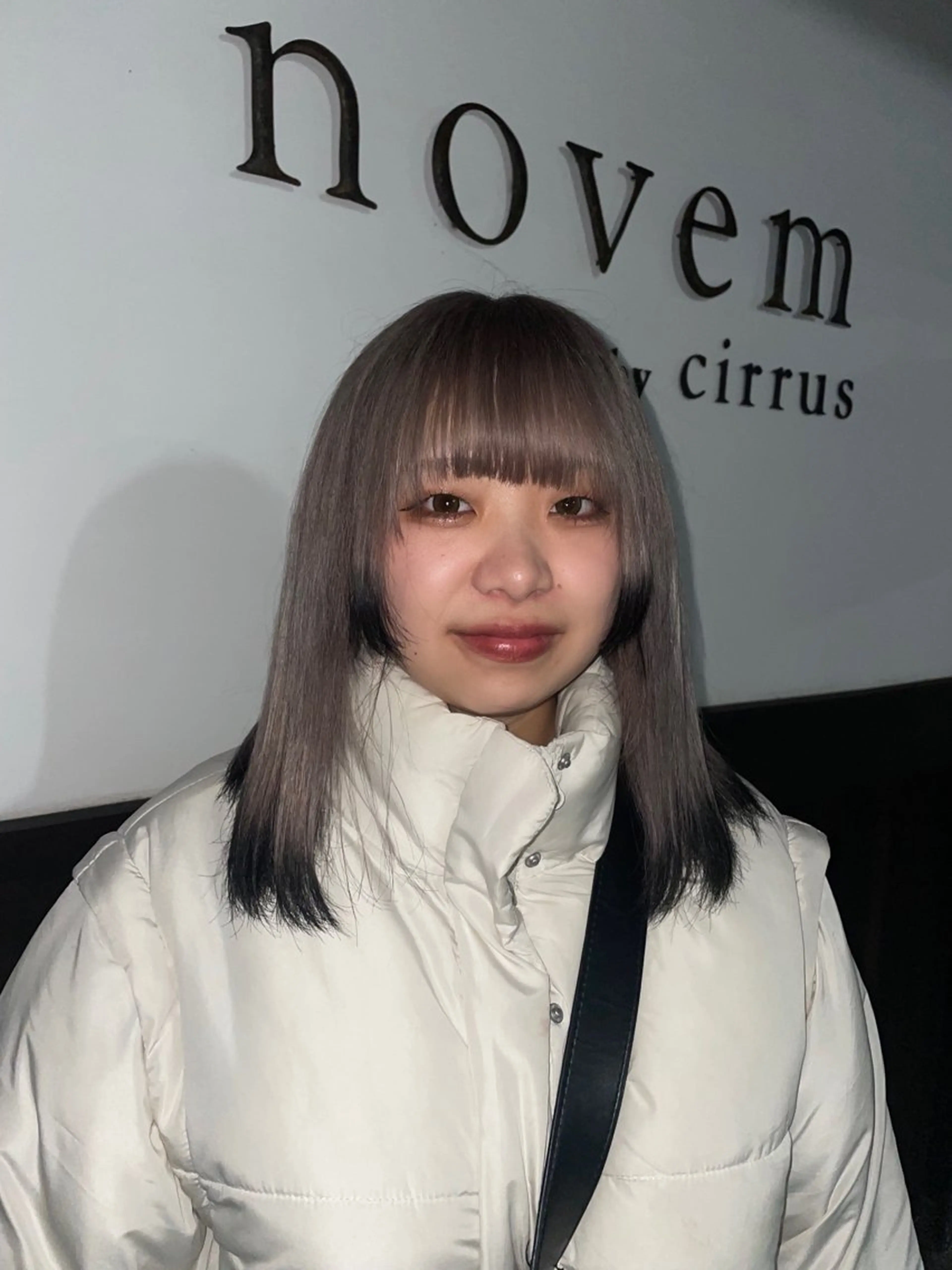 セミロング ヘアカラー ブリーチ🌟リタッチ 🎠KANON🎡のヘアスタイル