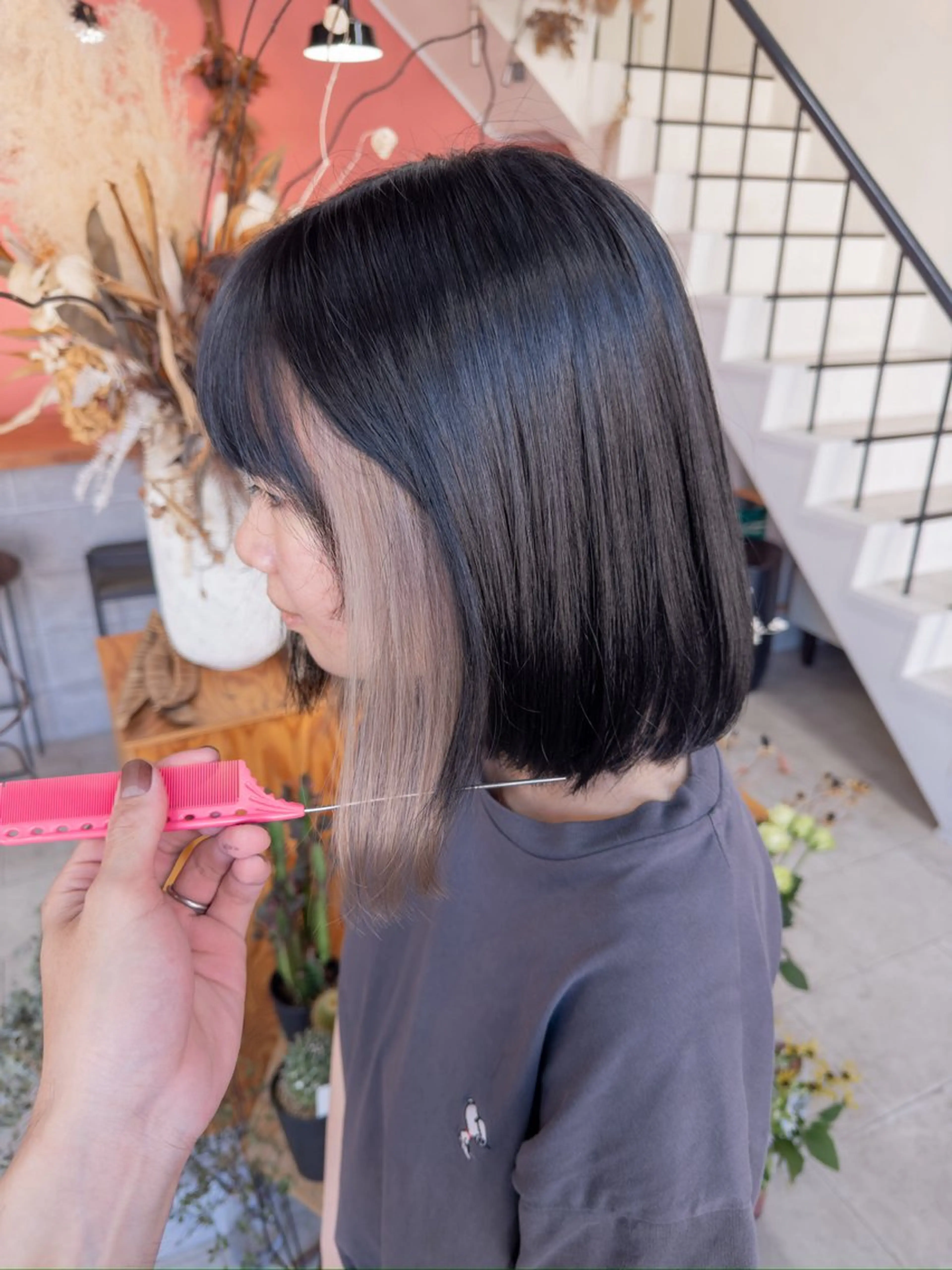 ミディアム セピアベージュ ヘアカラー noa.所属・🎨カラー専門家🎨 チャーリーのヘアスタイル