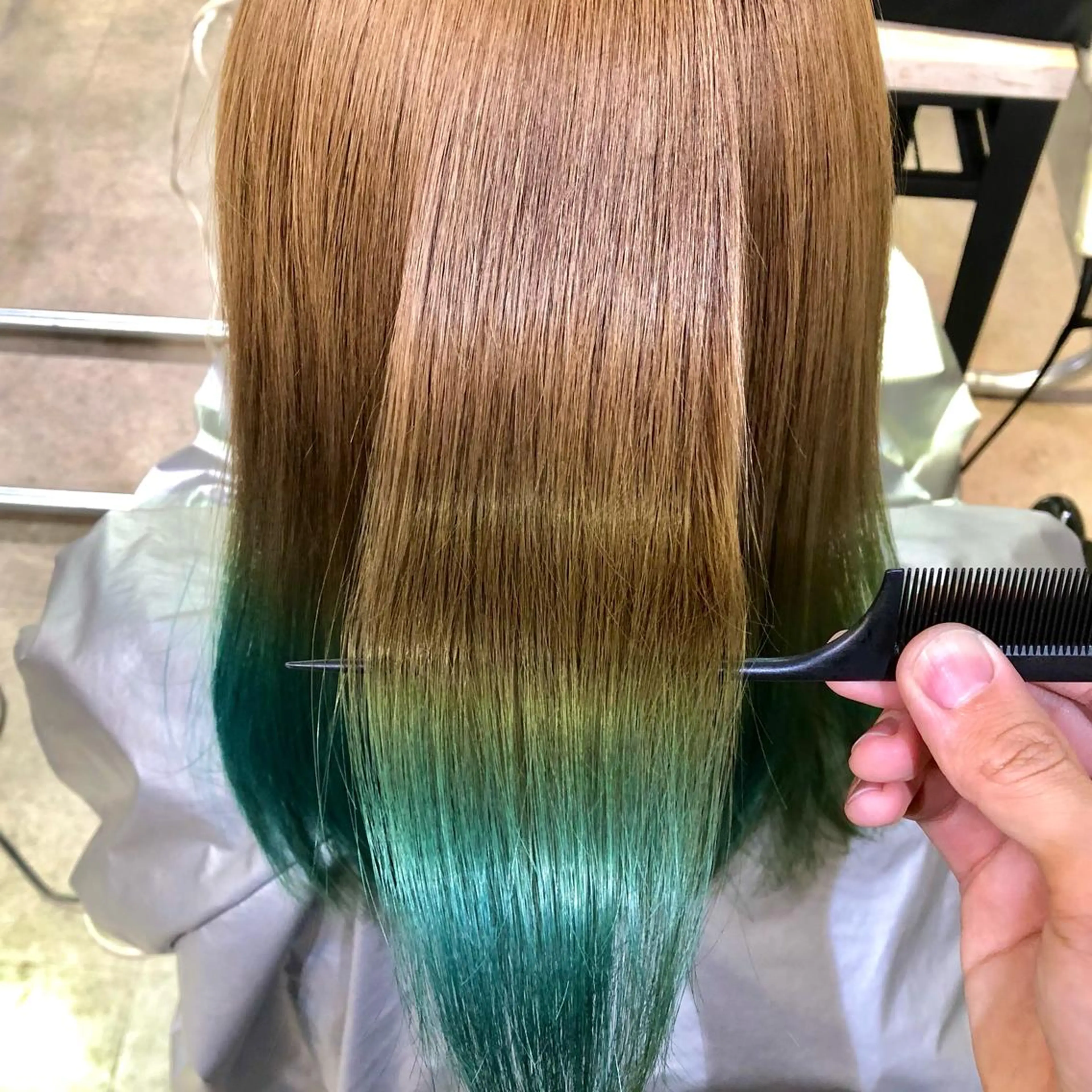 ロング カラー ブリーチ 髪質改善 トリートメント 髪質改善/ブリーチ /長山遼太郎のヘアスタイル