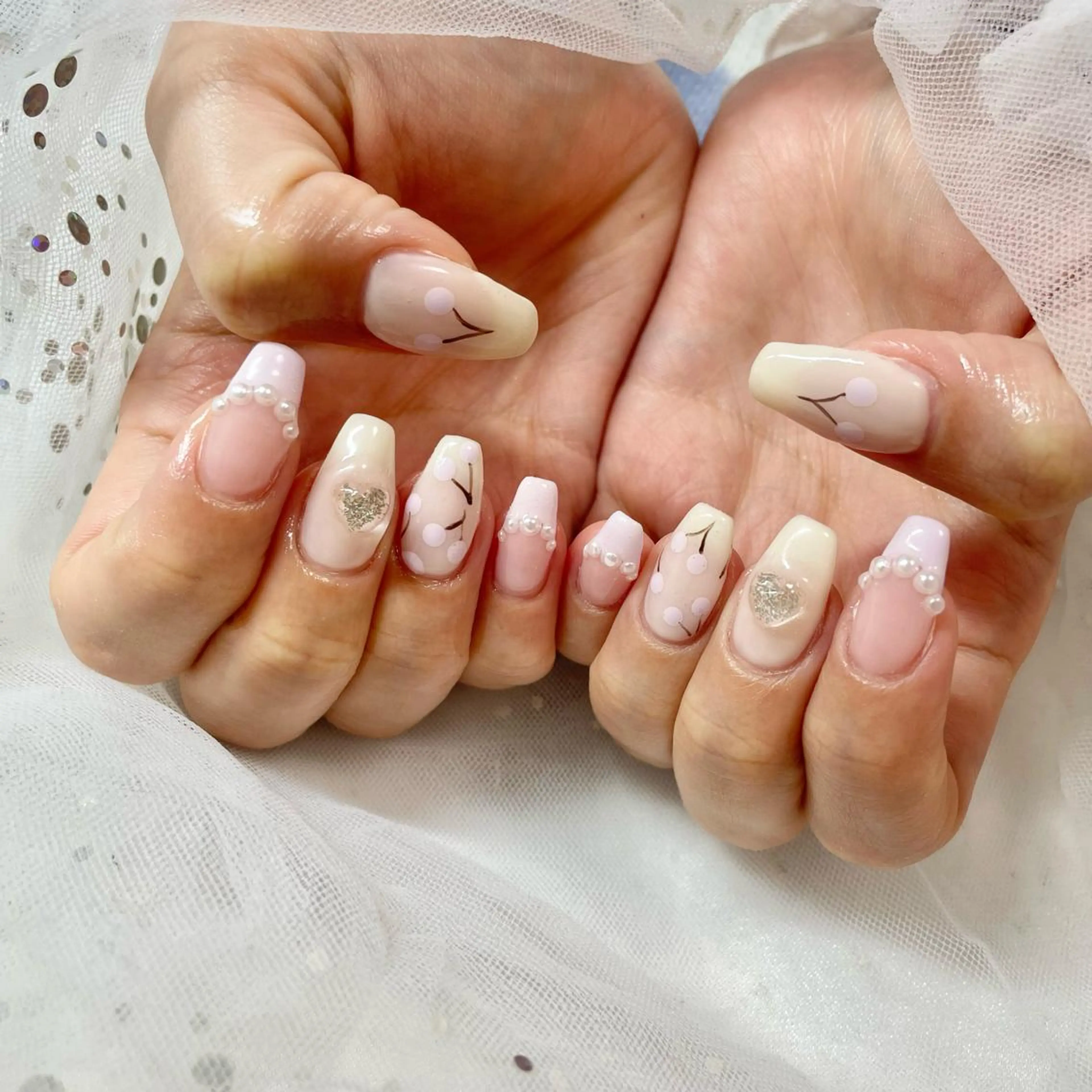 ネイル パステルネイル 🎀AYAKO 🎀中韓ネイルのネイルデザイン