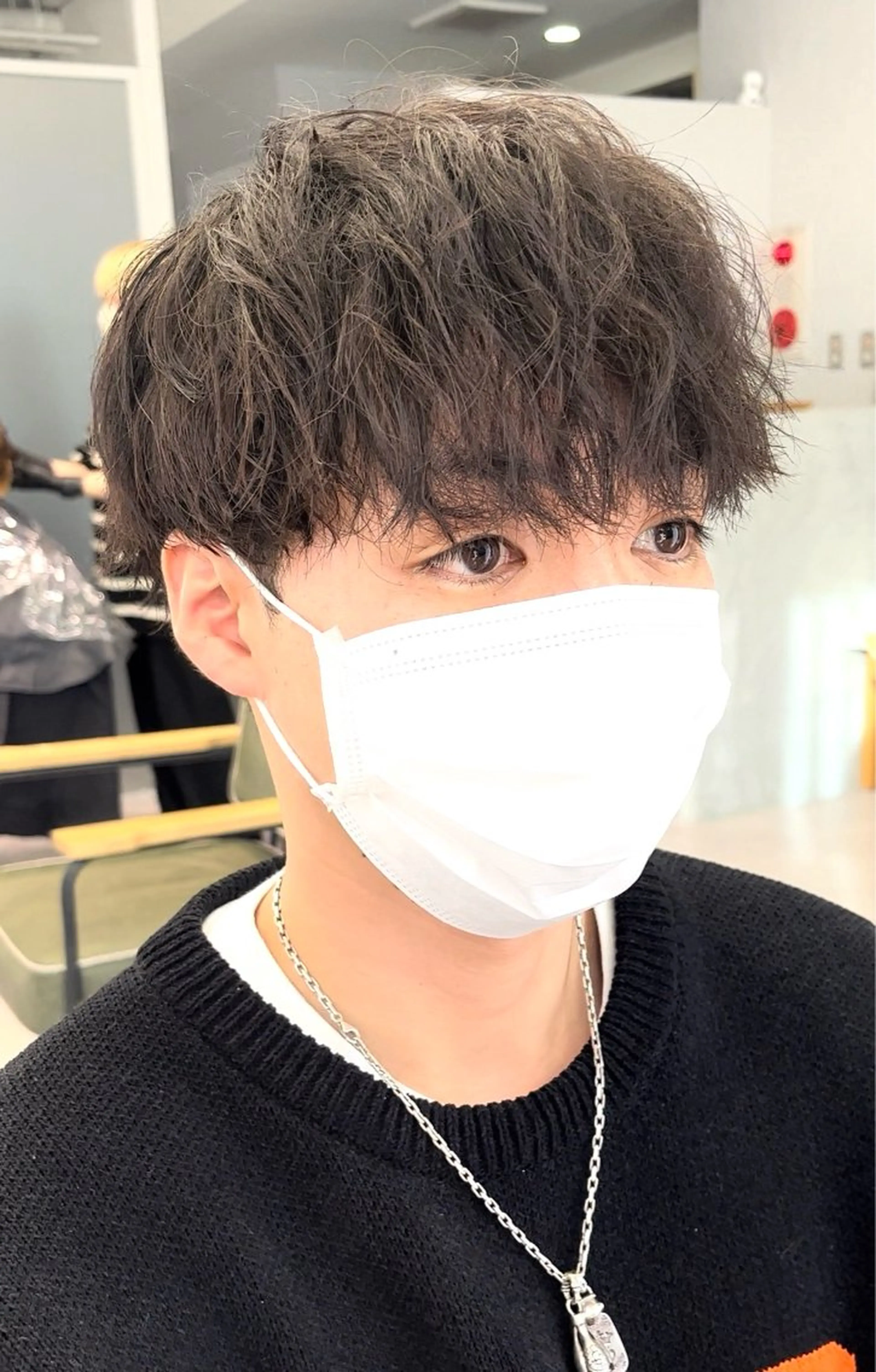 パーマ メンズ メンズパーマ メンズツイストパーマ ツイストパーマ カット パーマ 佐々木 楽人のヘアスタイル