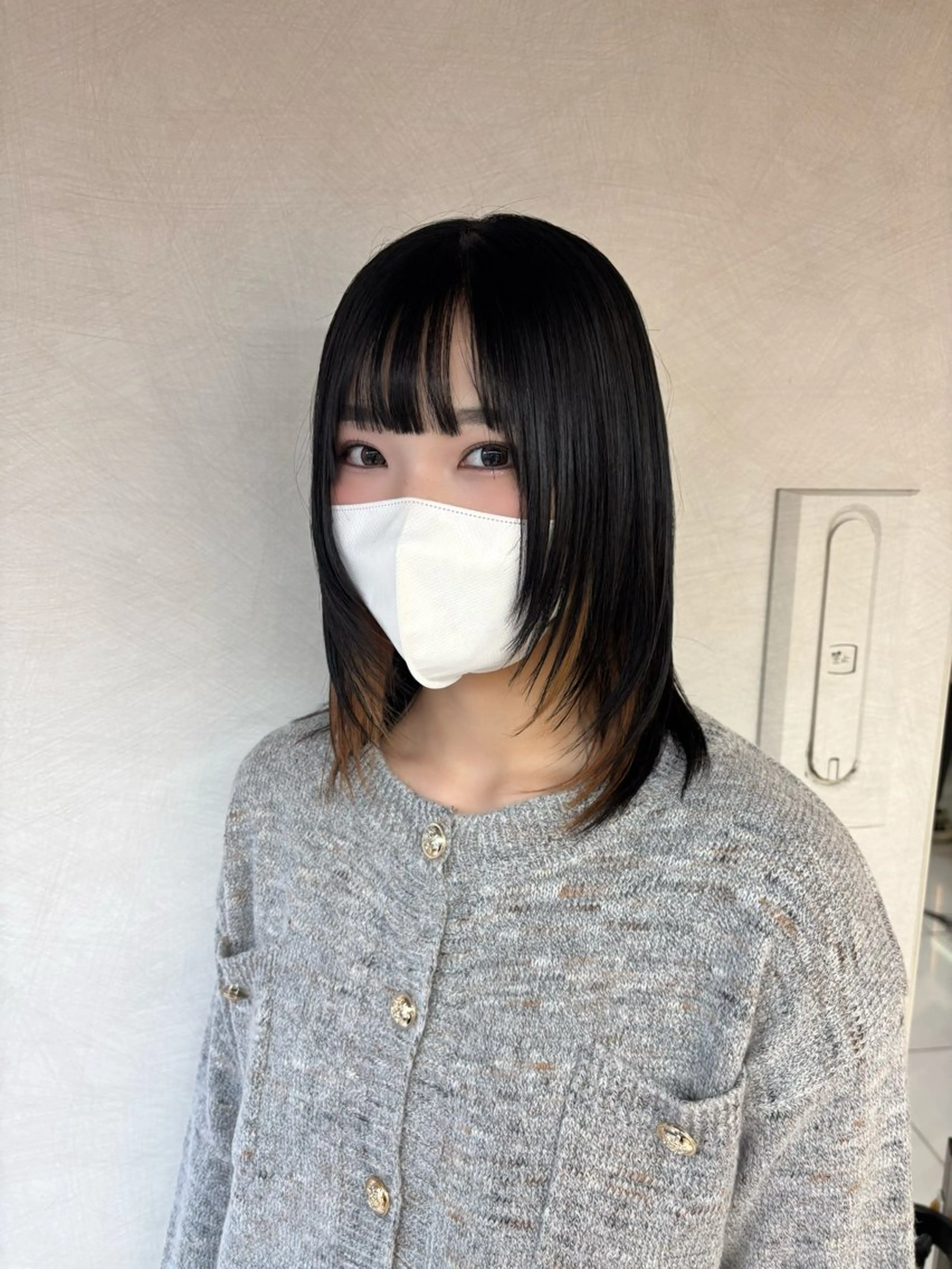 ミディアム Iris by artina 武蔵小杉店【イリス バイ アルティナ】所属・レイヤーカット/ボブ /nene🍥⋆*のヘアスタイル