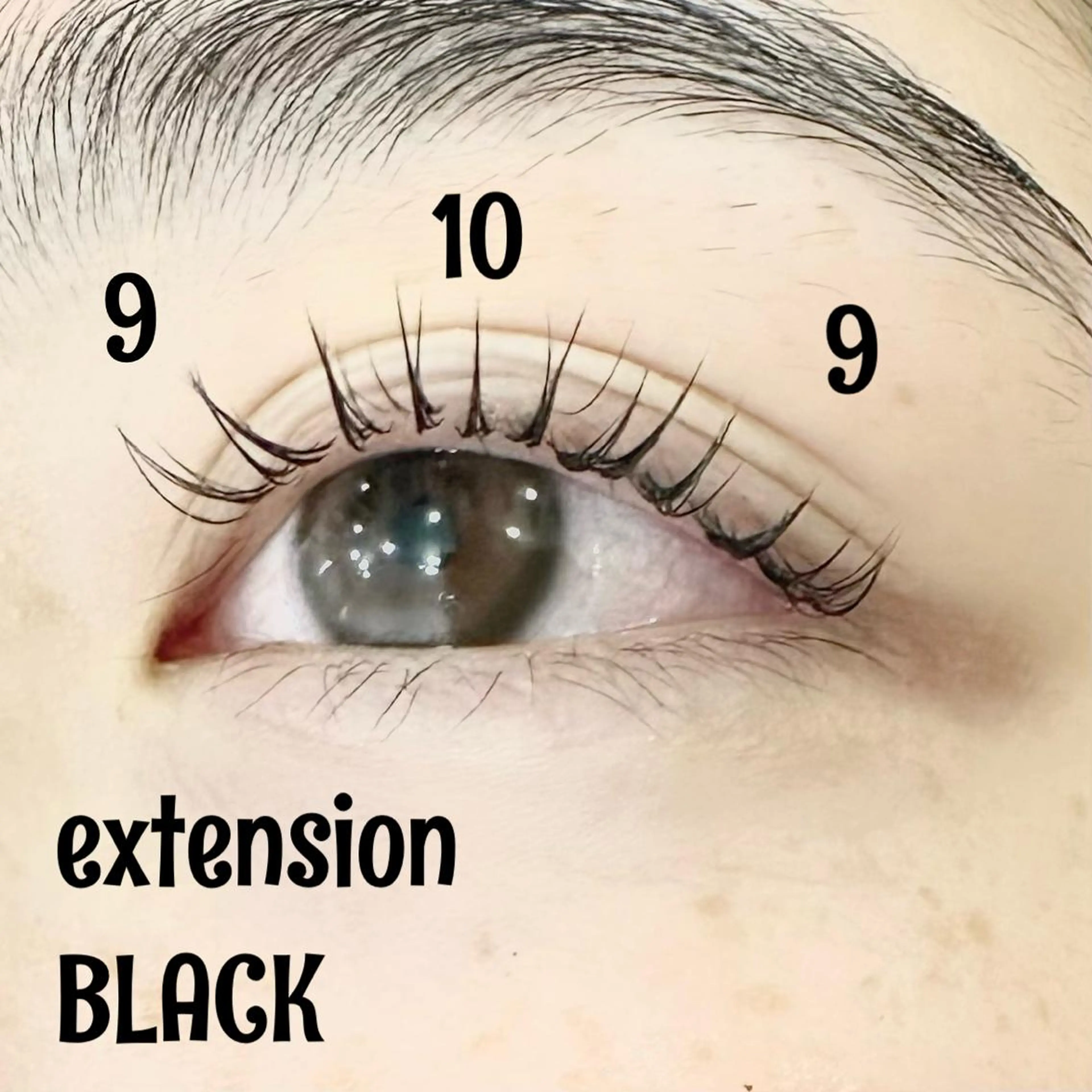 マツエク・マツパ 束感まつ毛 ミンク MYU🩵 Mirajuのマツエク・マツパデザイン