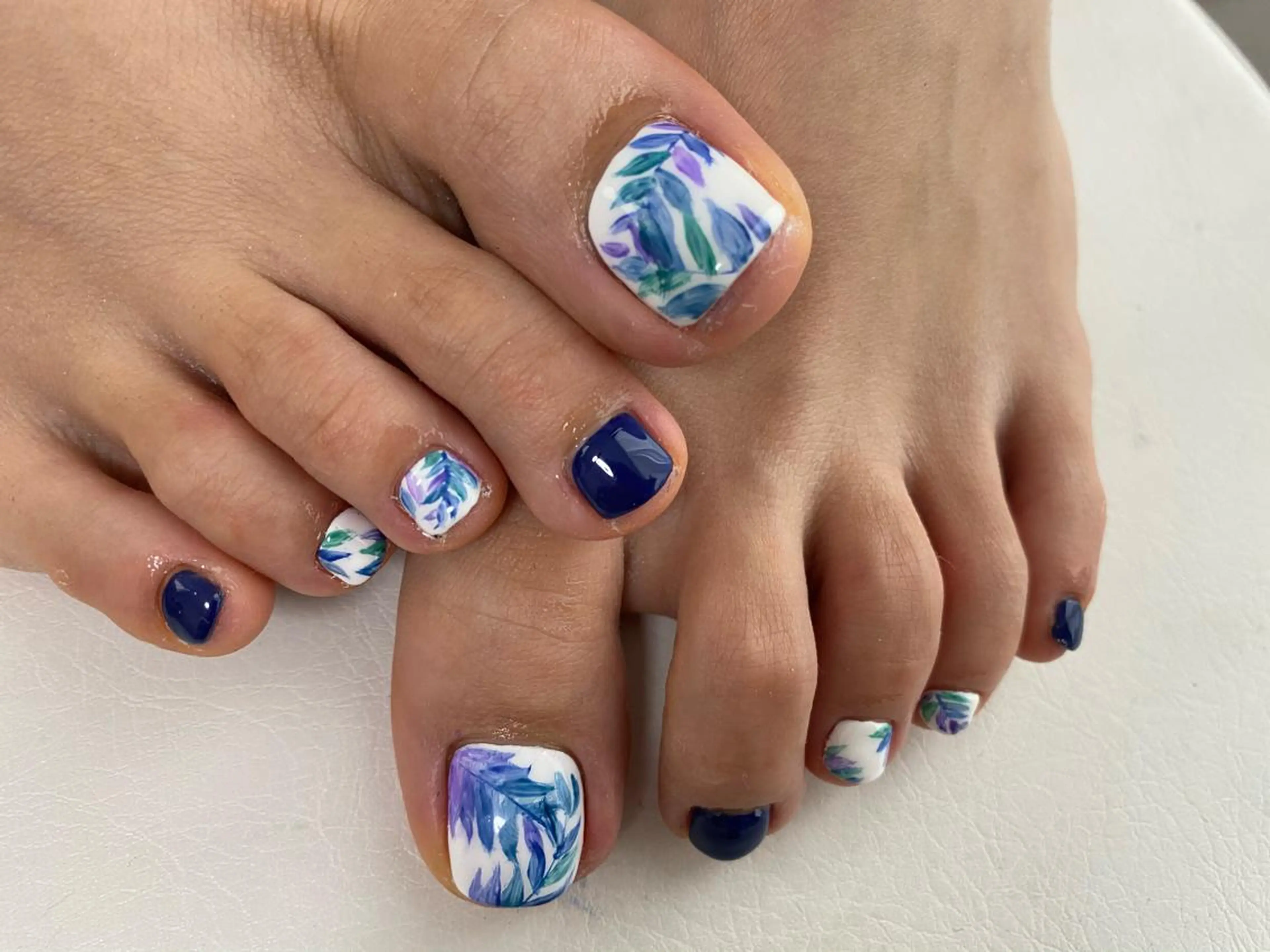 ネイル フットネイル Mana‪ ‪·͜· ❤︎‬のネイルデザイン