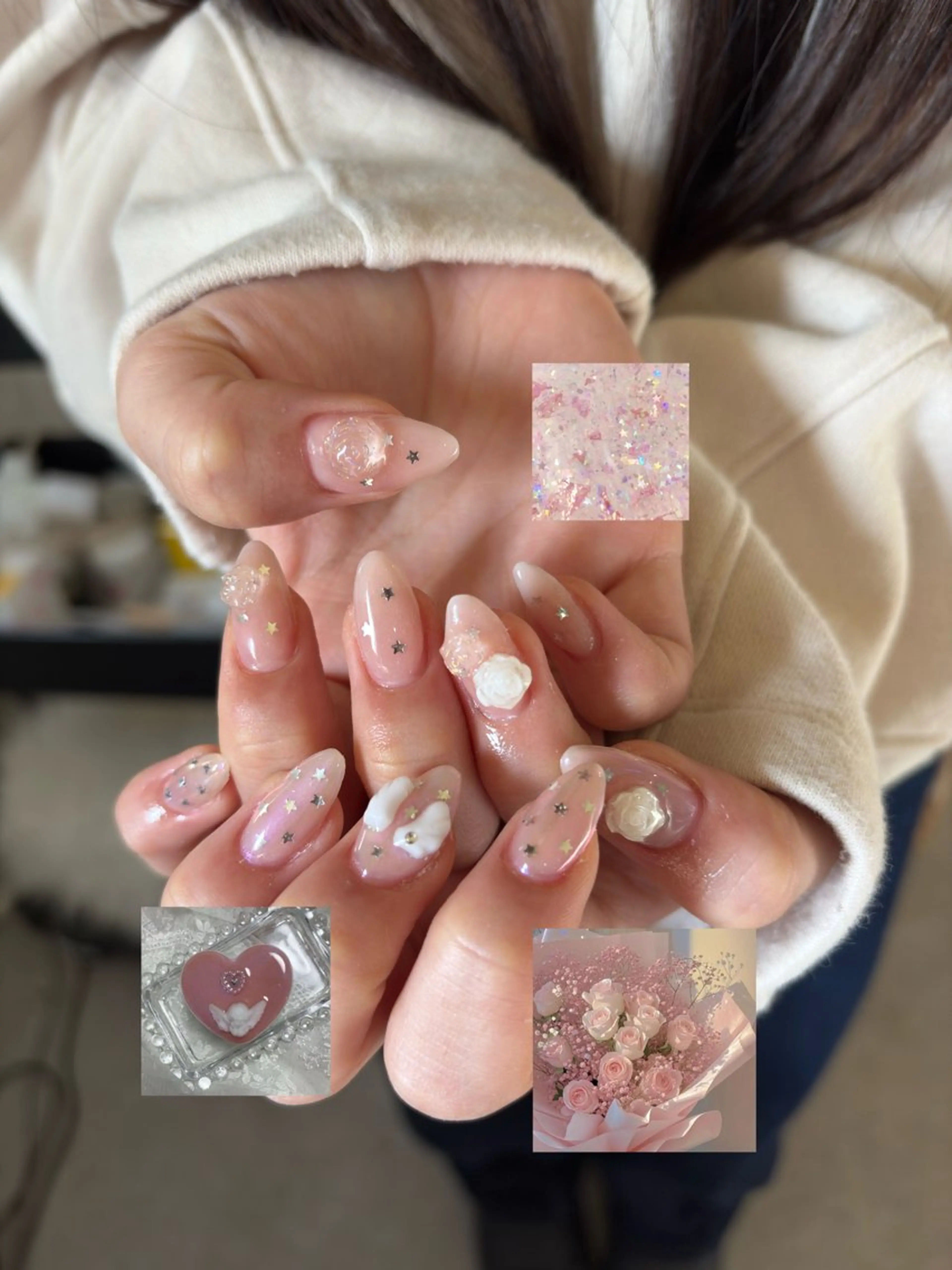 ネイル ハンドネイル Giypsē所属・Runa ☽のネイルデザイン