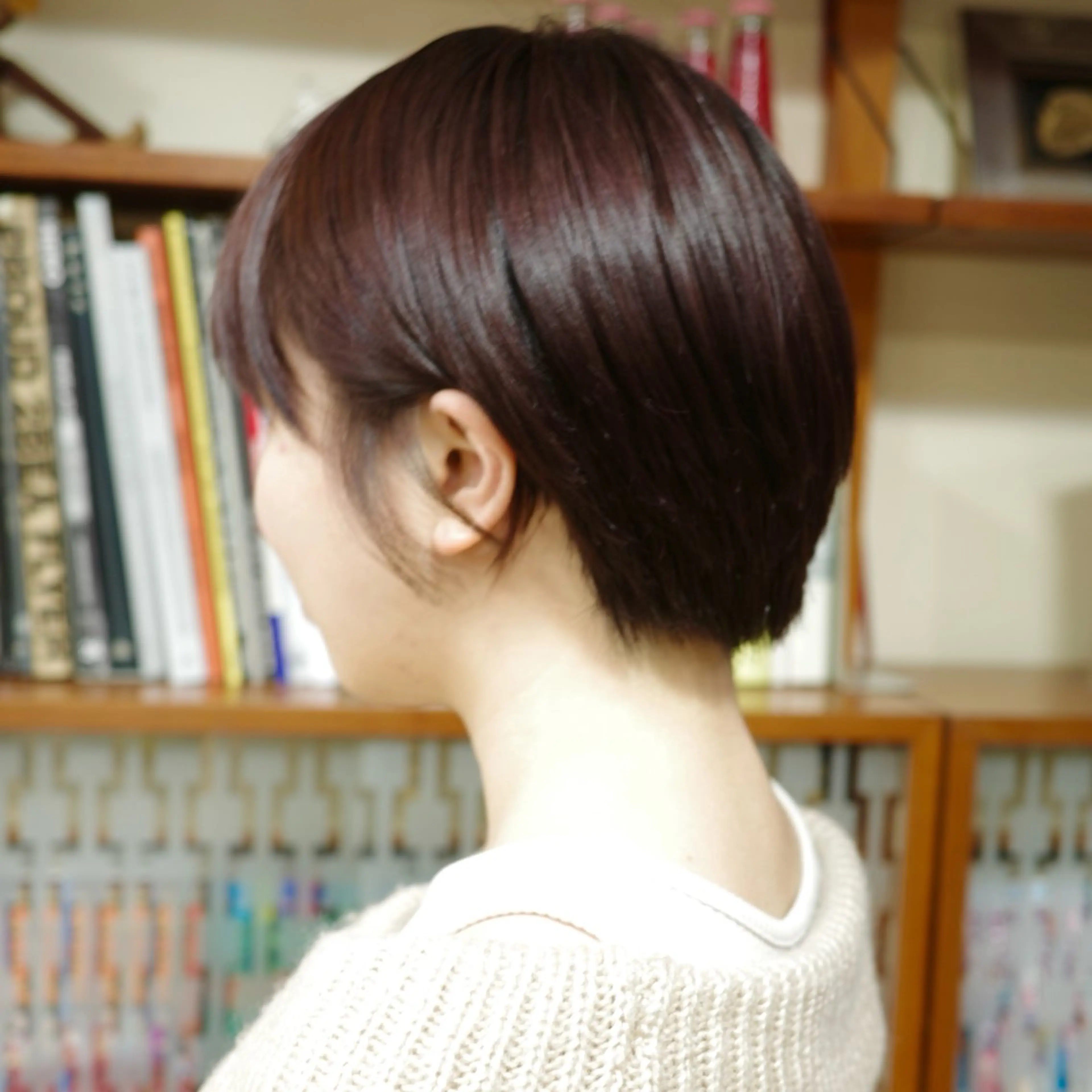 ショート ショートヘア ミニボブ/カット モデル/渋谷/ 宍戸のヘアスタイル