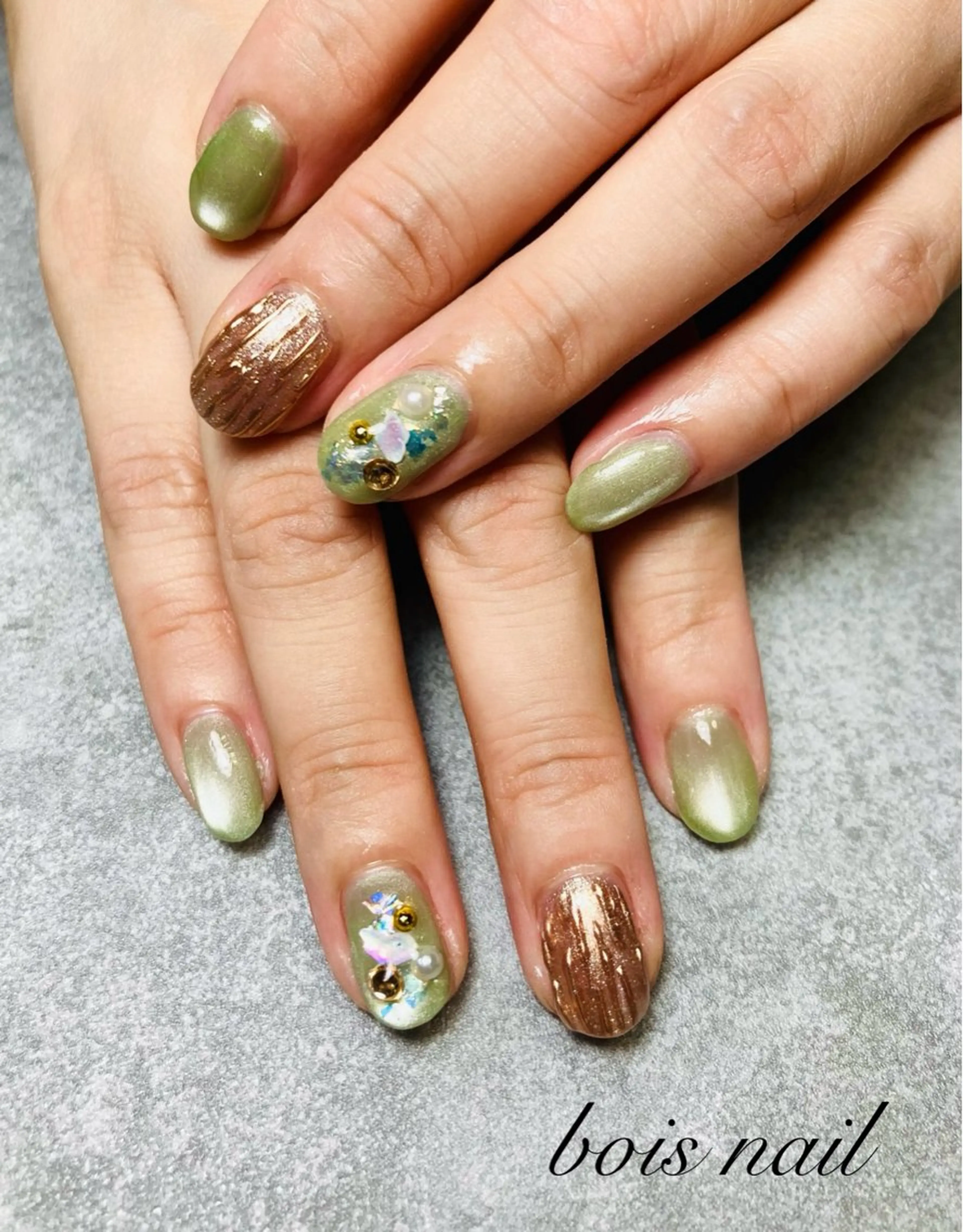 ネイル ハンドネイル bois nail ボワネイル北巽のネイルデザイン