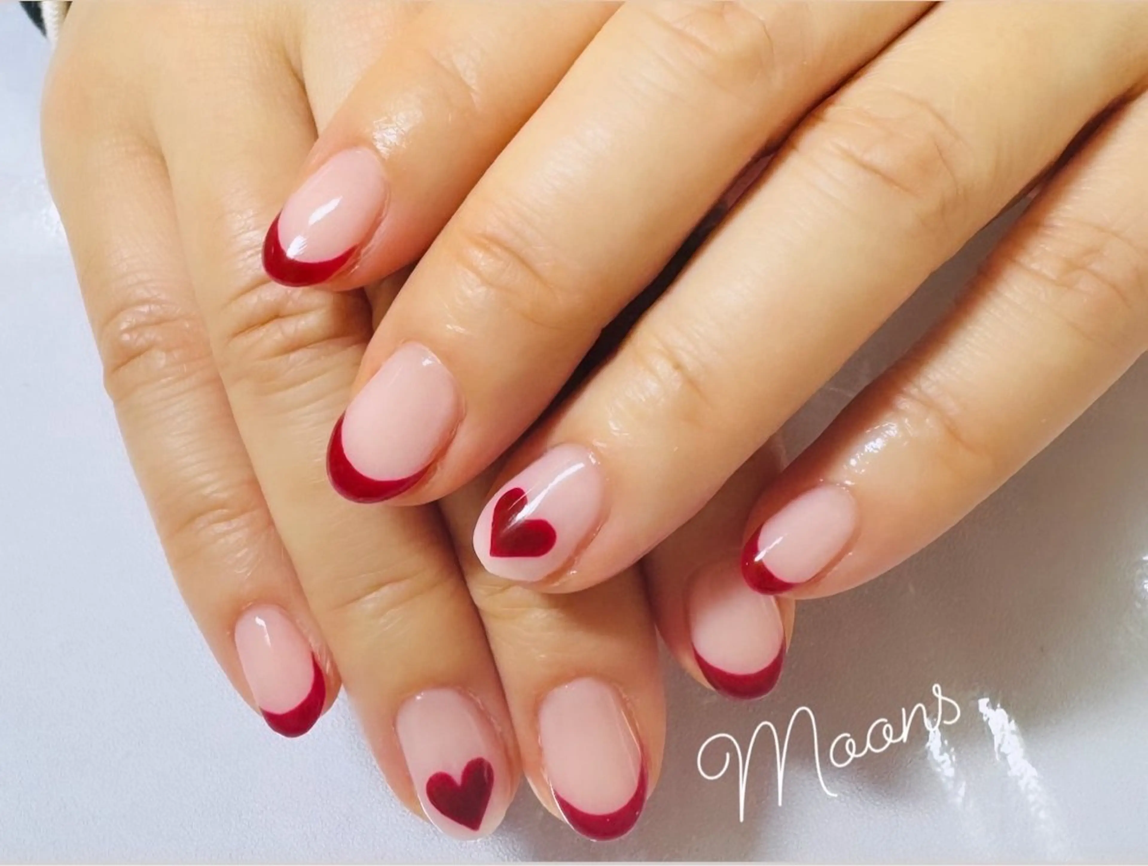 フレンチネイル(オフあり)の写真