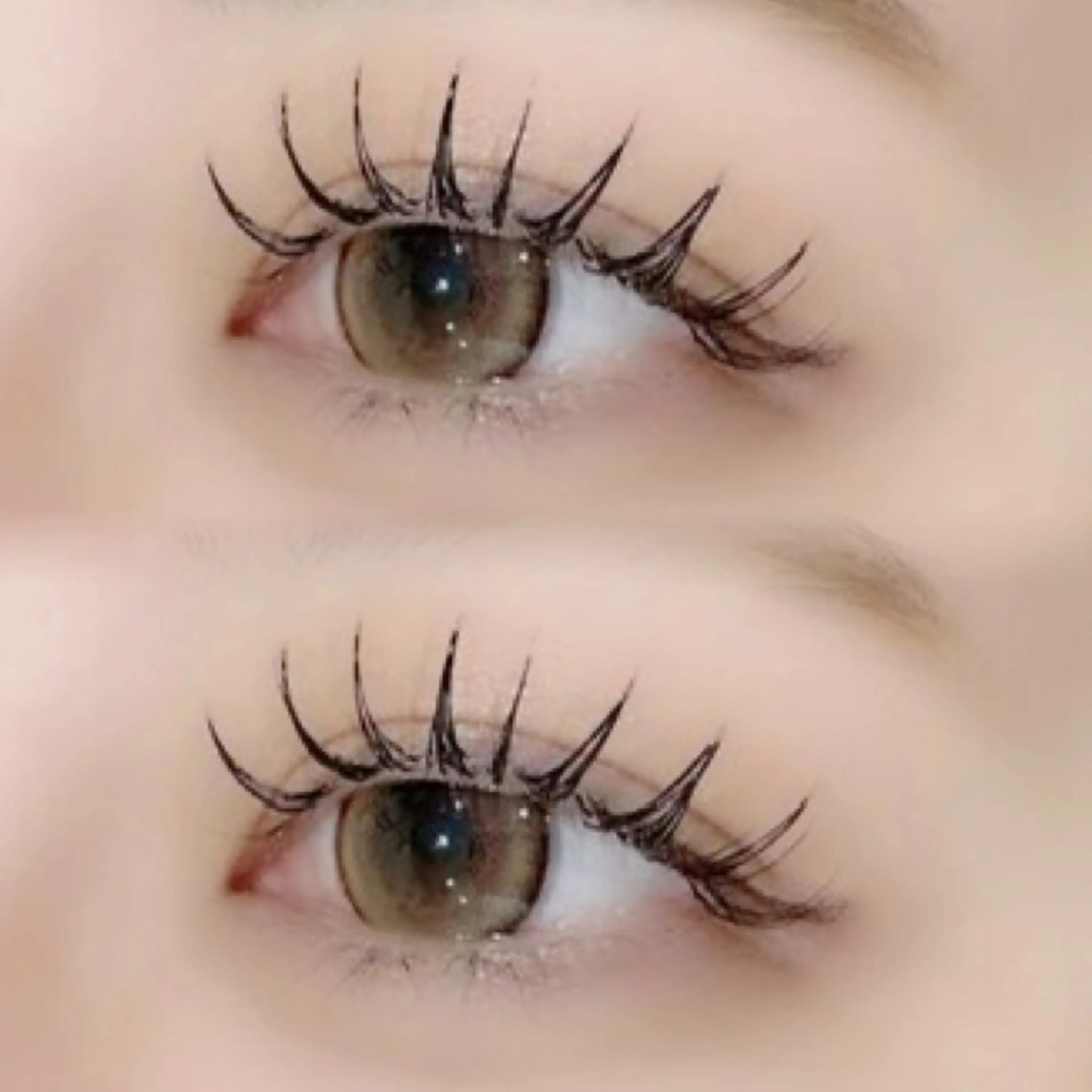 マツエク・マツパ Cカール フラットラッシュ memoto 四条烏丸店のマツエク・マツパデザイン