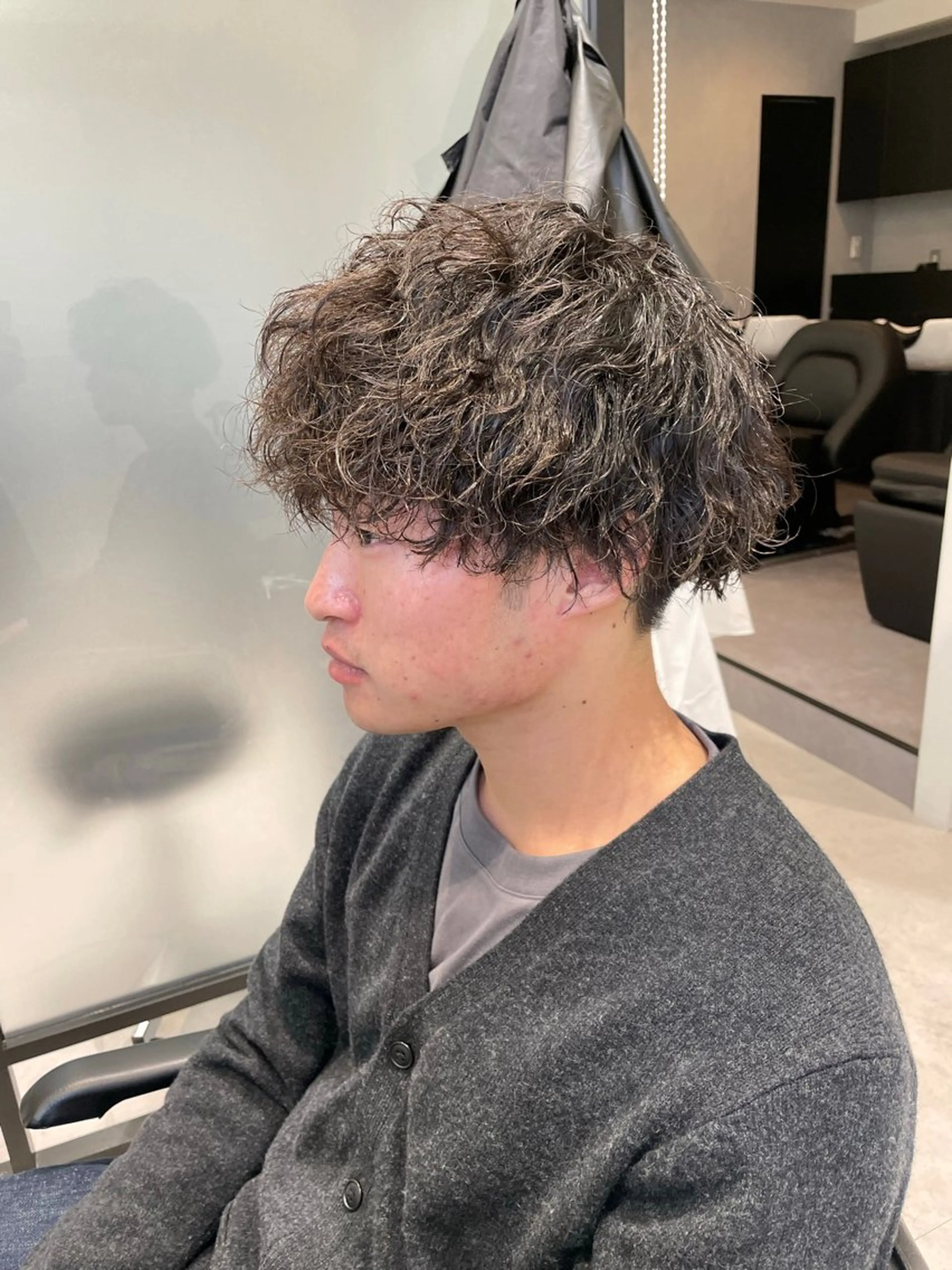 パーマ メンズ カット パーマ ヘアセット メンズ特化 パーマ/オザワのヘアスタイル