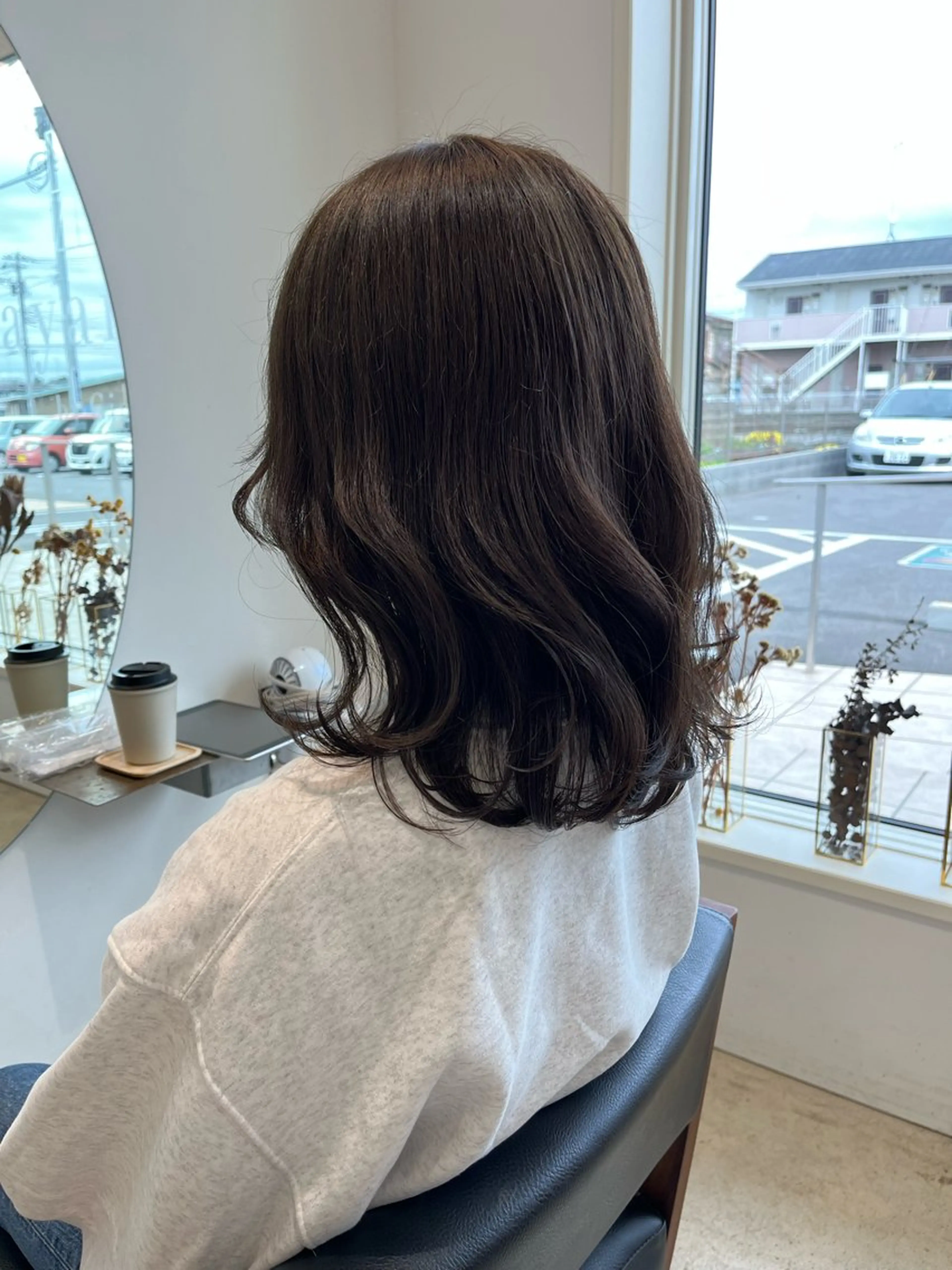 ミディアム yunica所属・yunica manaeのヘアスタイル
