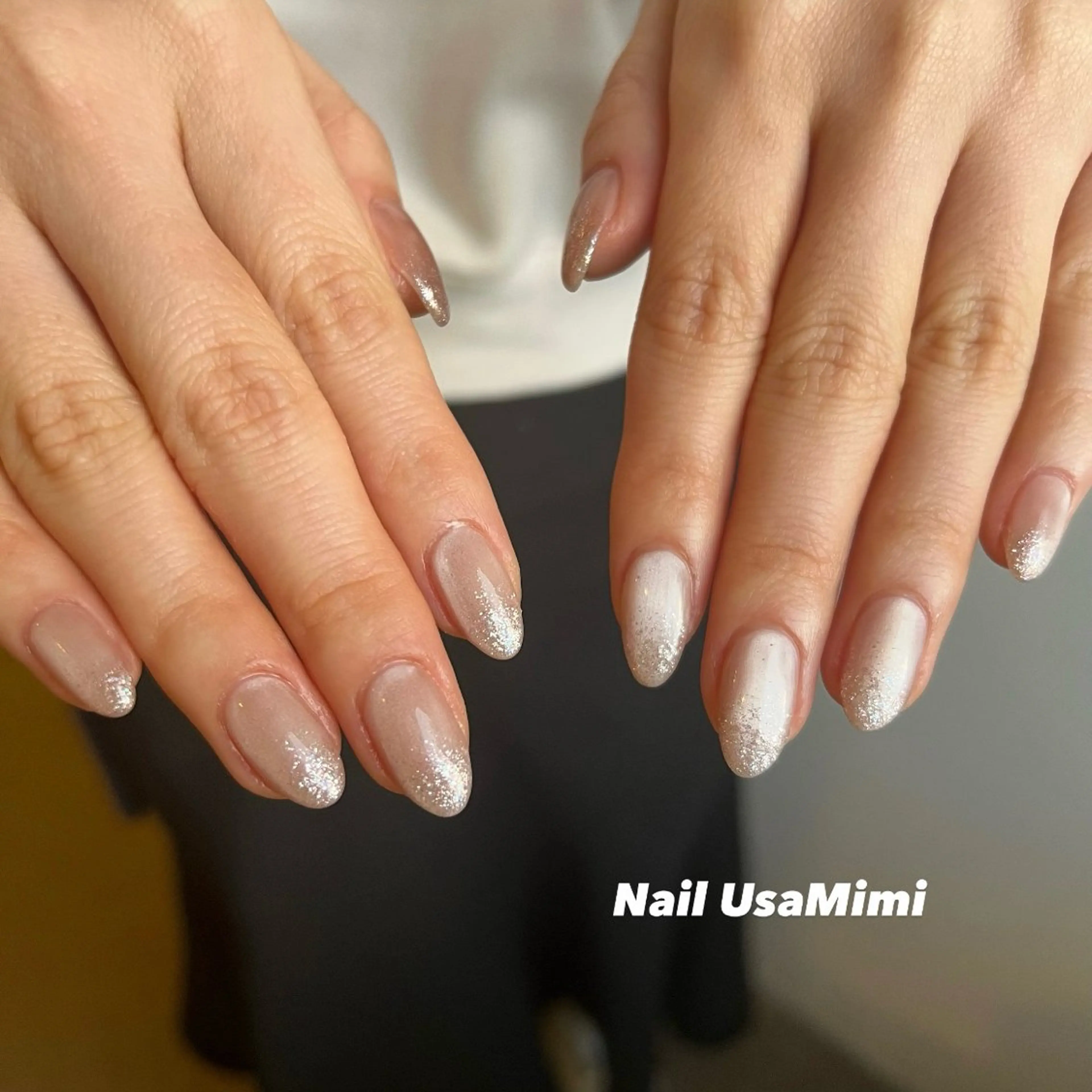 ネイル アートネイル ジェルネイル 韓国ネイル ワンカラーネイル パラジェル ハンドネイル 本町NailUsa Mimi RIKOのネイルデザイン