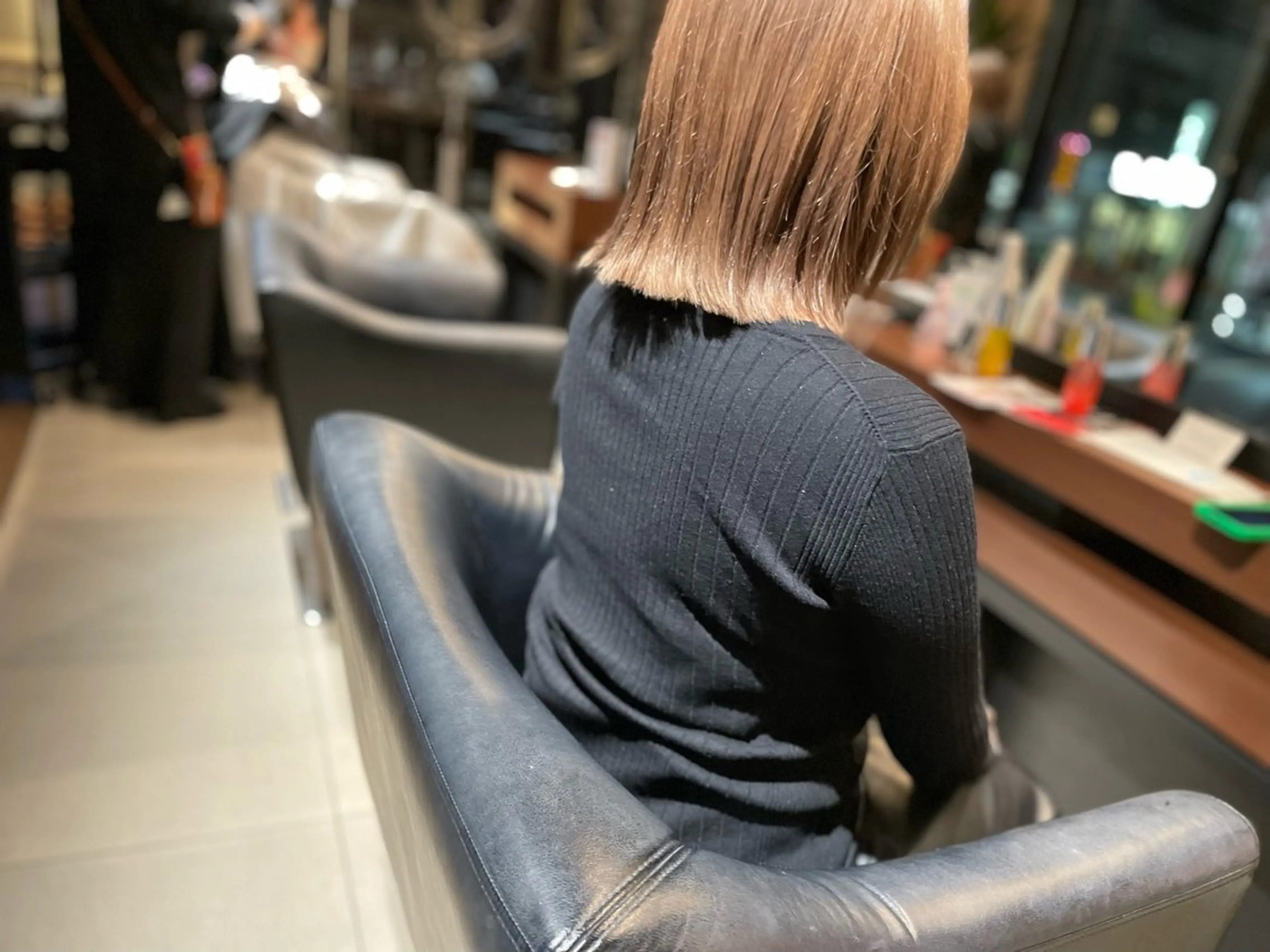 ミディアム ショート・ボブ 中村俊哉のヘアスタイル