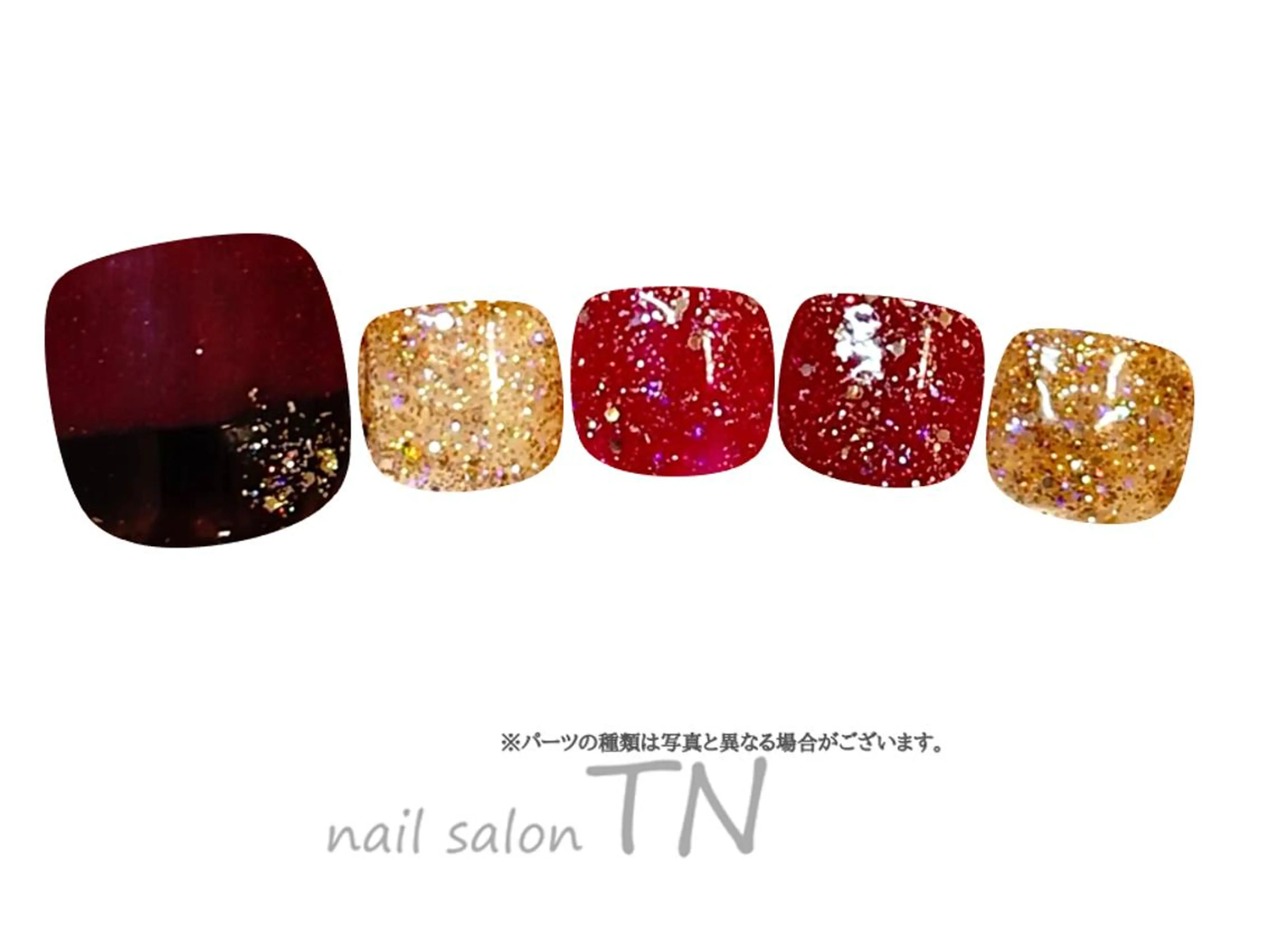 ネイル フットネイル 矢川 まどかのネイルデザイン