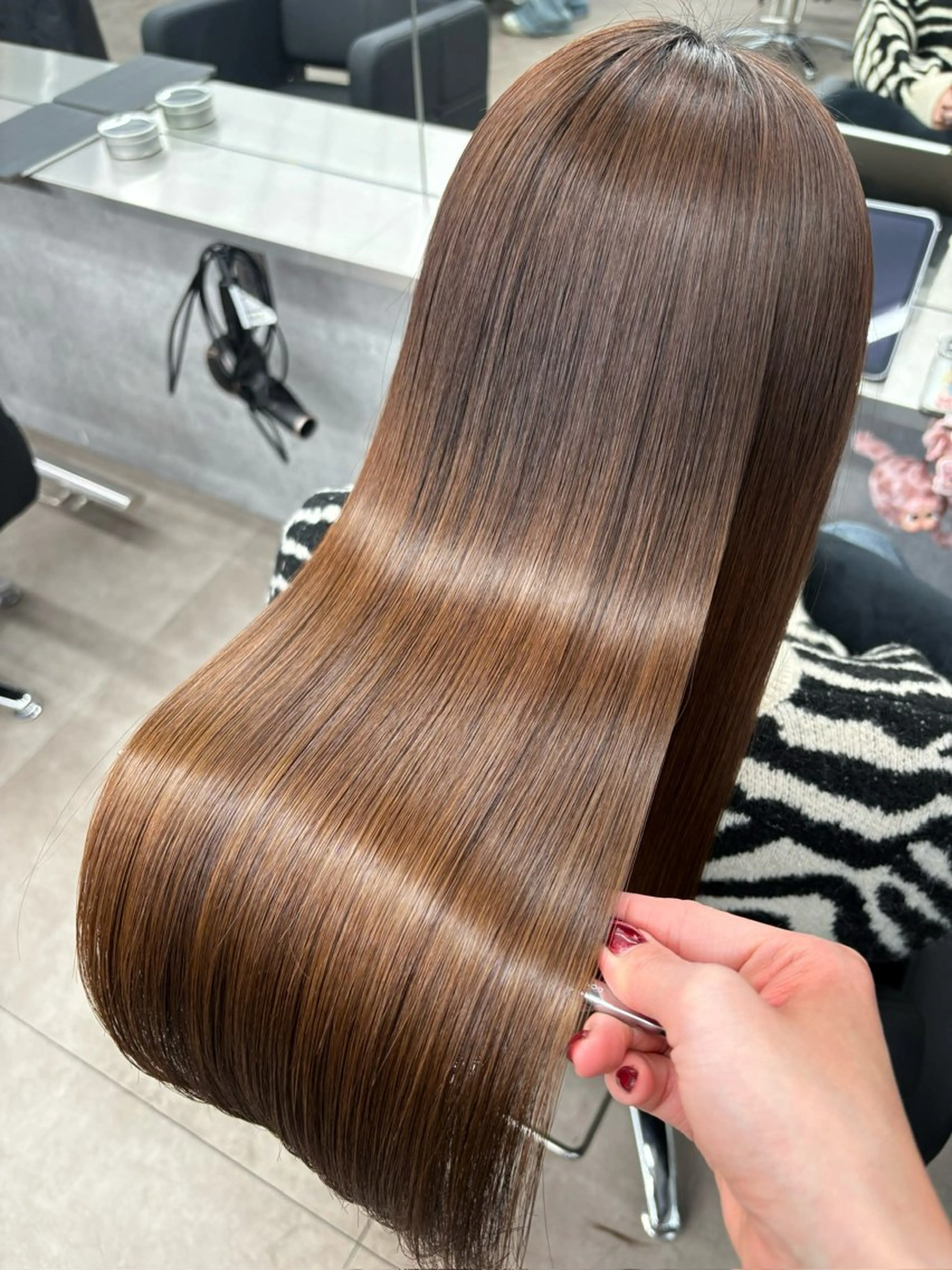 ロング カラー 髪質改善/ﾚｲﾔｰ ｶｯﾄ/店長/原島のヘアスタイル