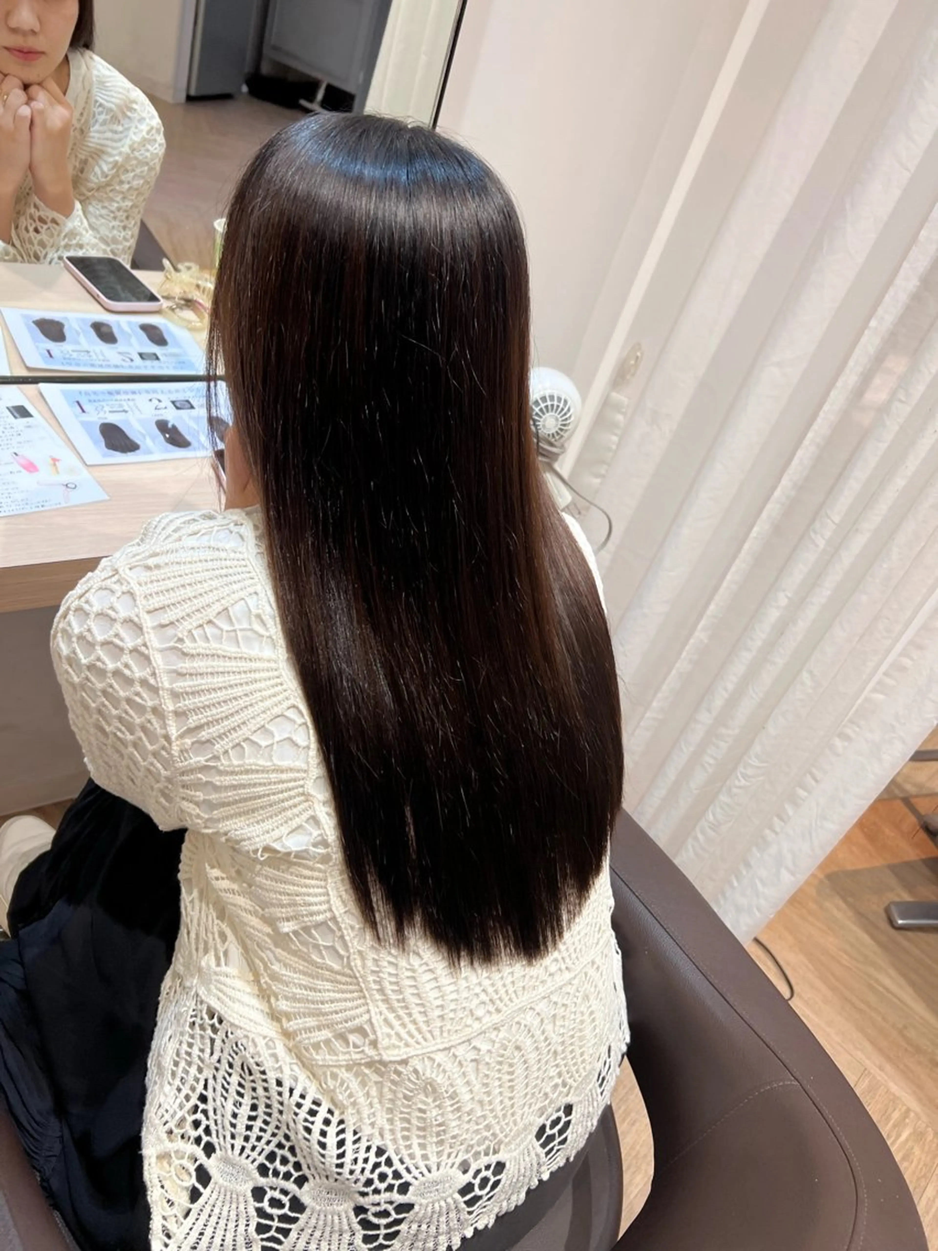 似合わせカット＋縮毛矯正＋極潤トリートメントの写真