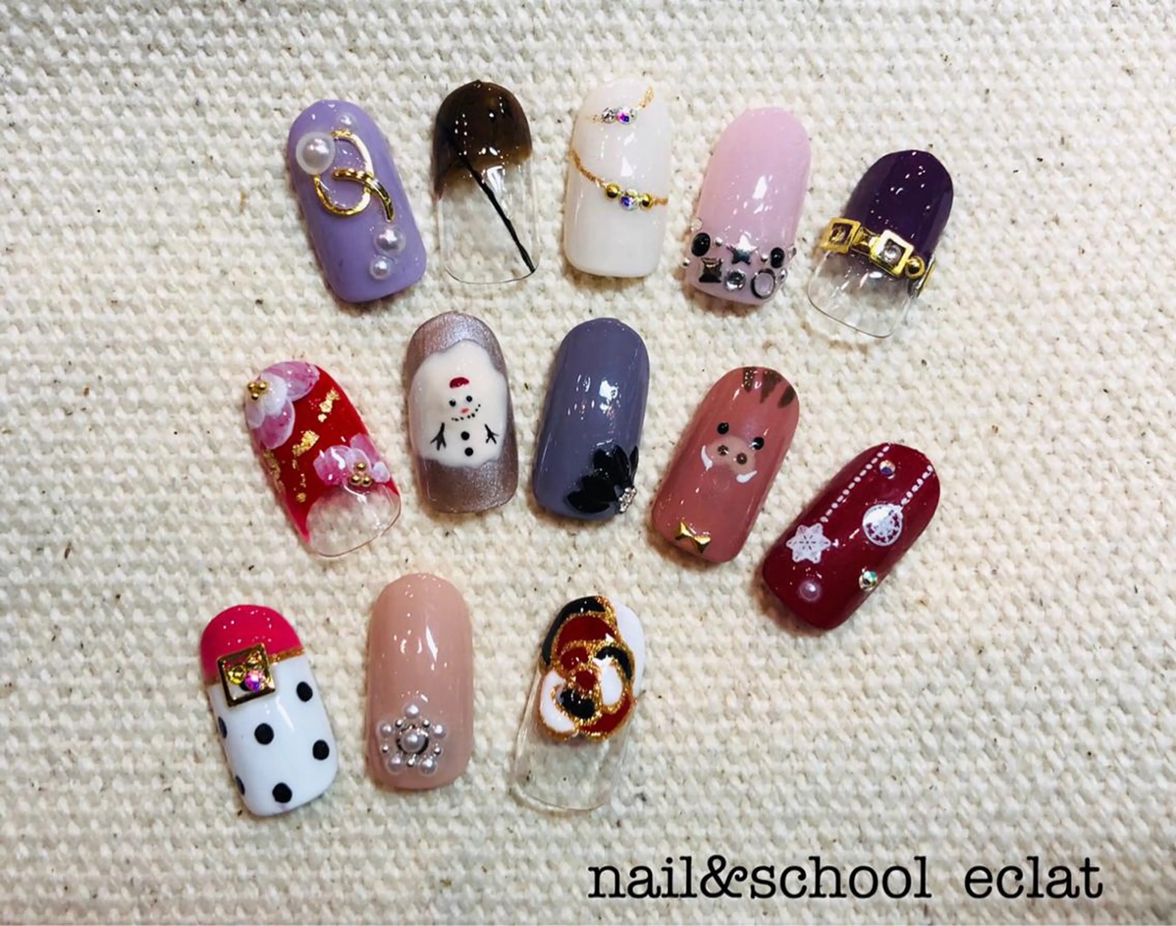 ネイル センター南 eclatのネイルデザイン