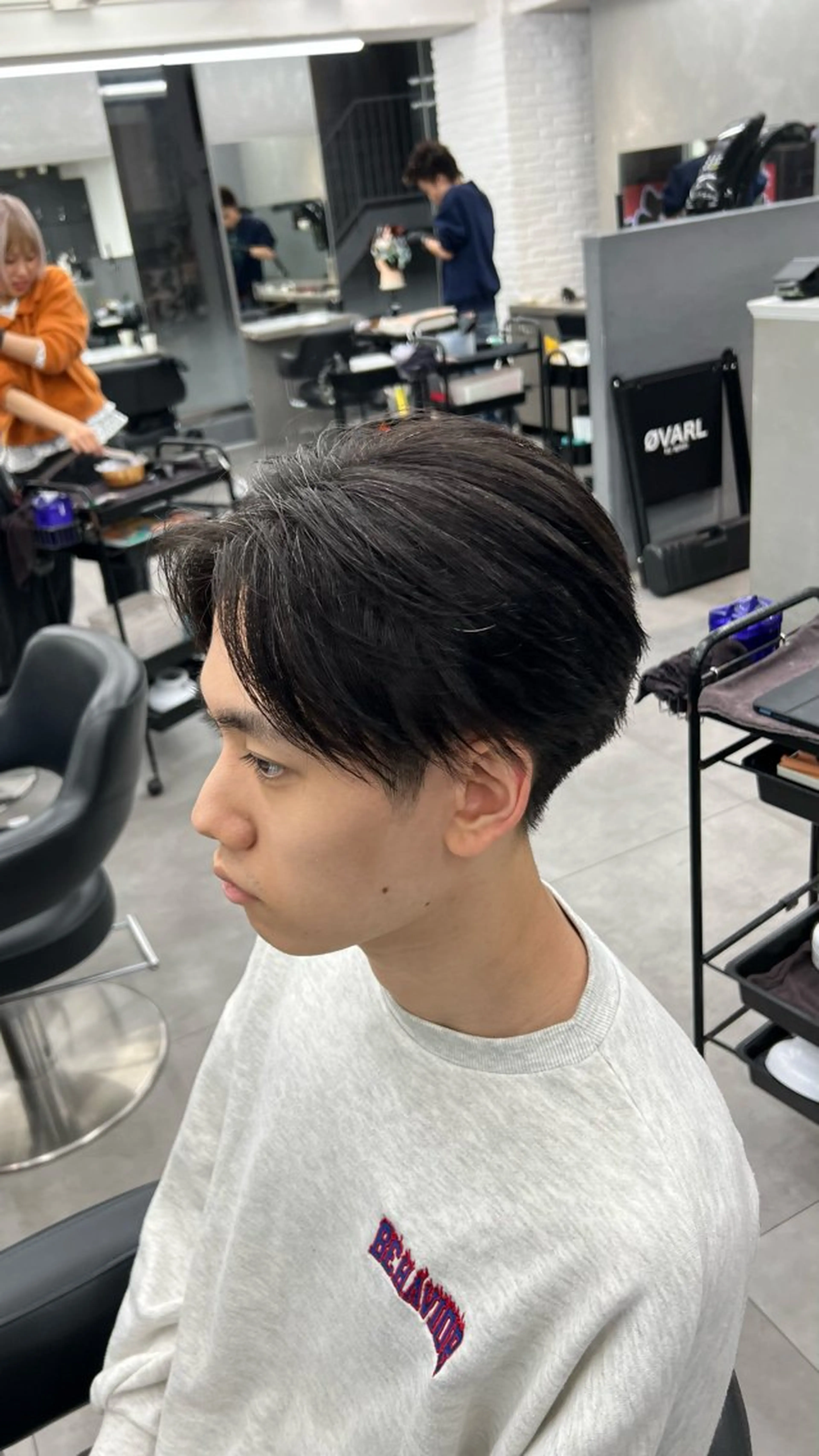 メンズ センターパート メンズカット＆ パーマ/さかしょーのヘアスタイル